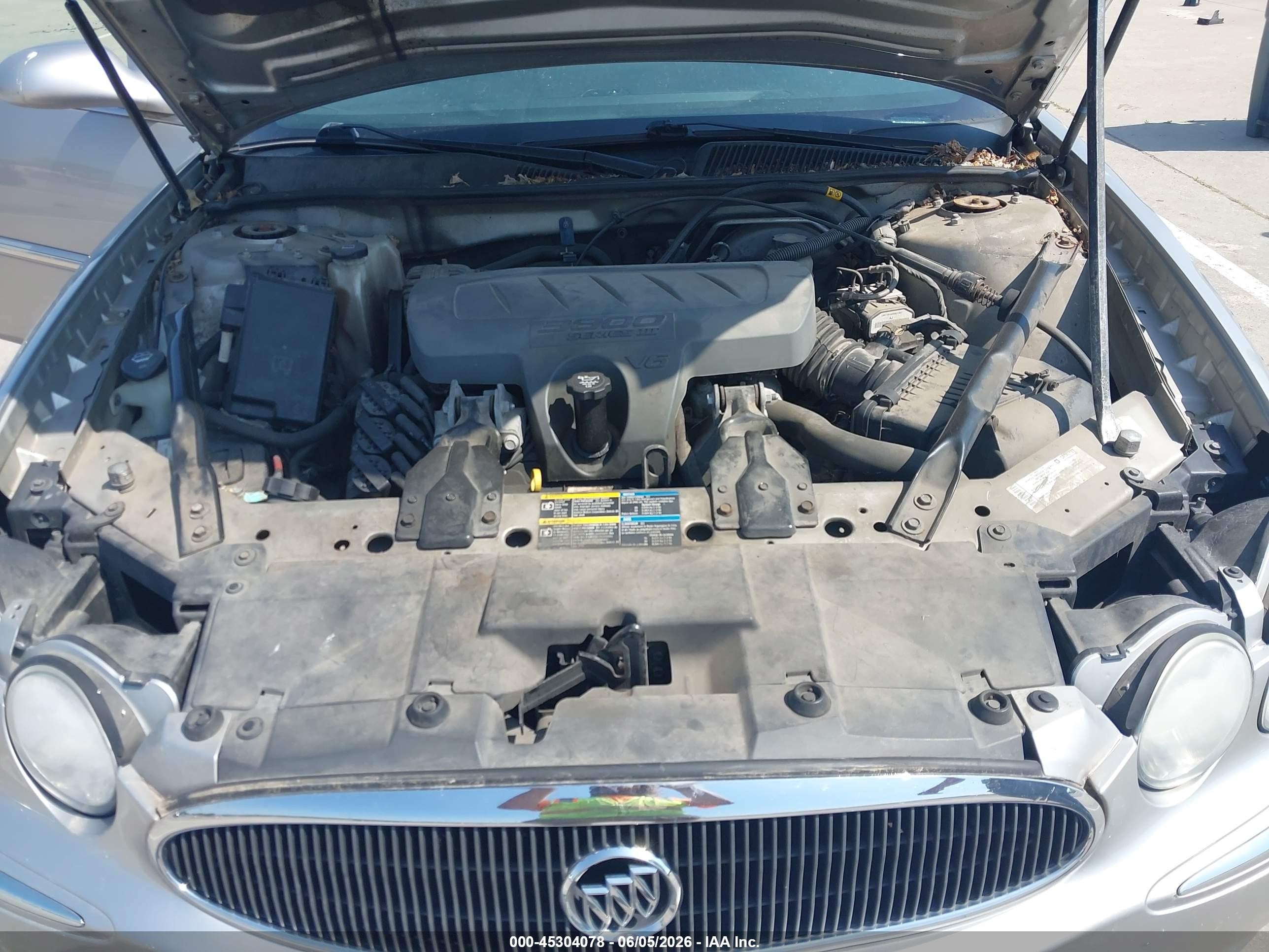 2007 Buick Lacrosse Cxl Silver vin: 2G4WD582771188771