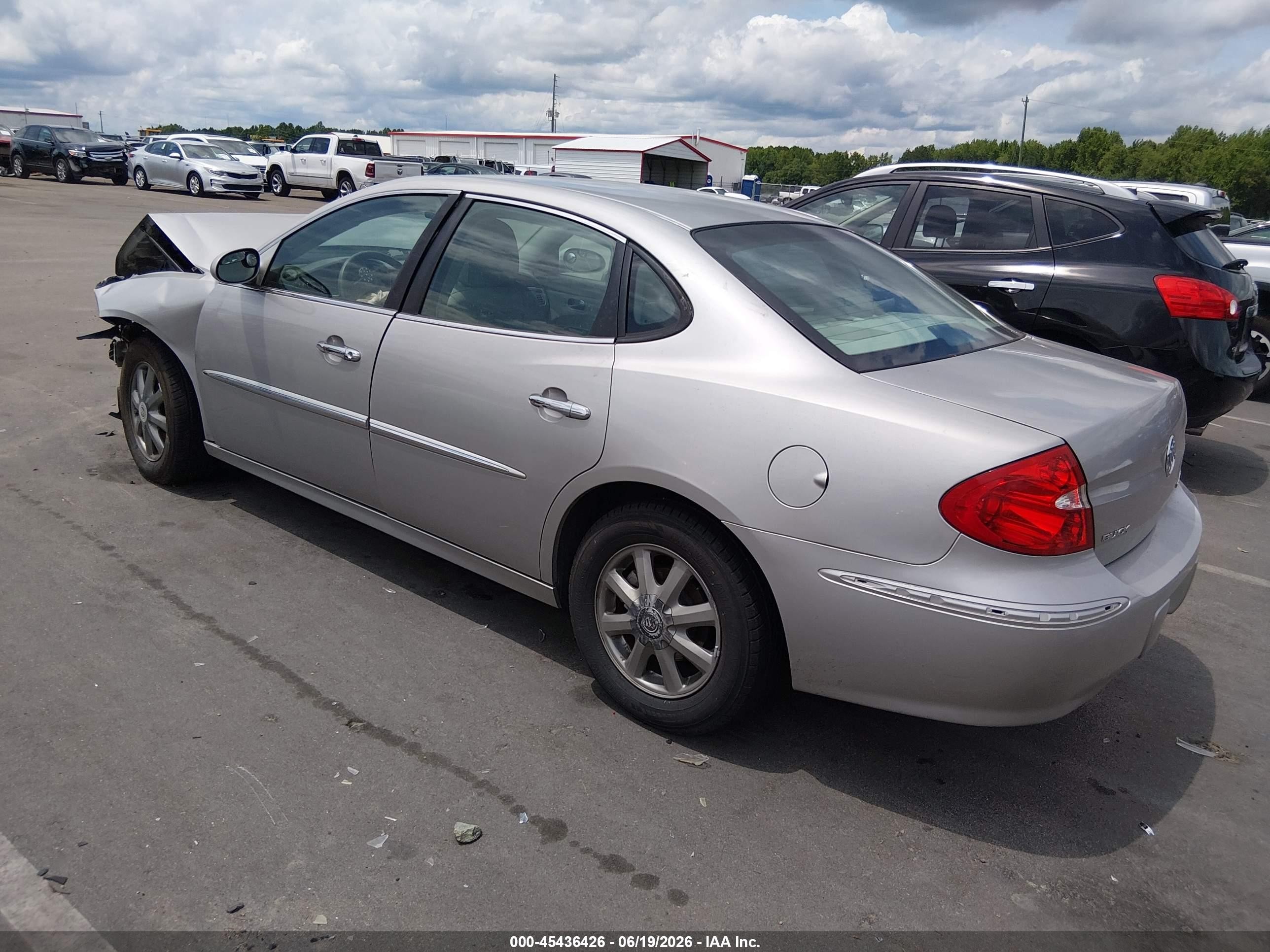 2008 Buick Lacrosse Cxl Silver vin: 2G4WD582781139474