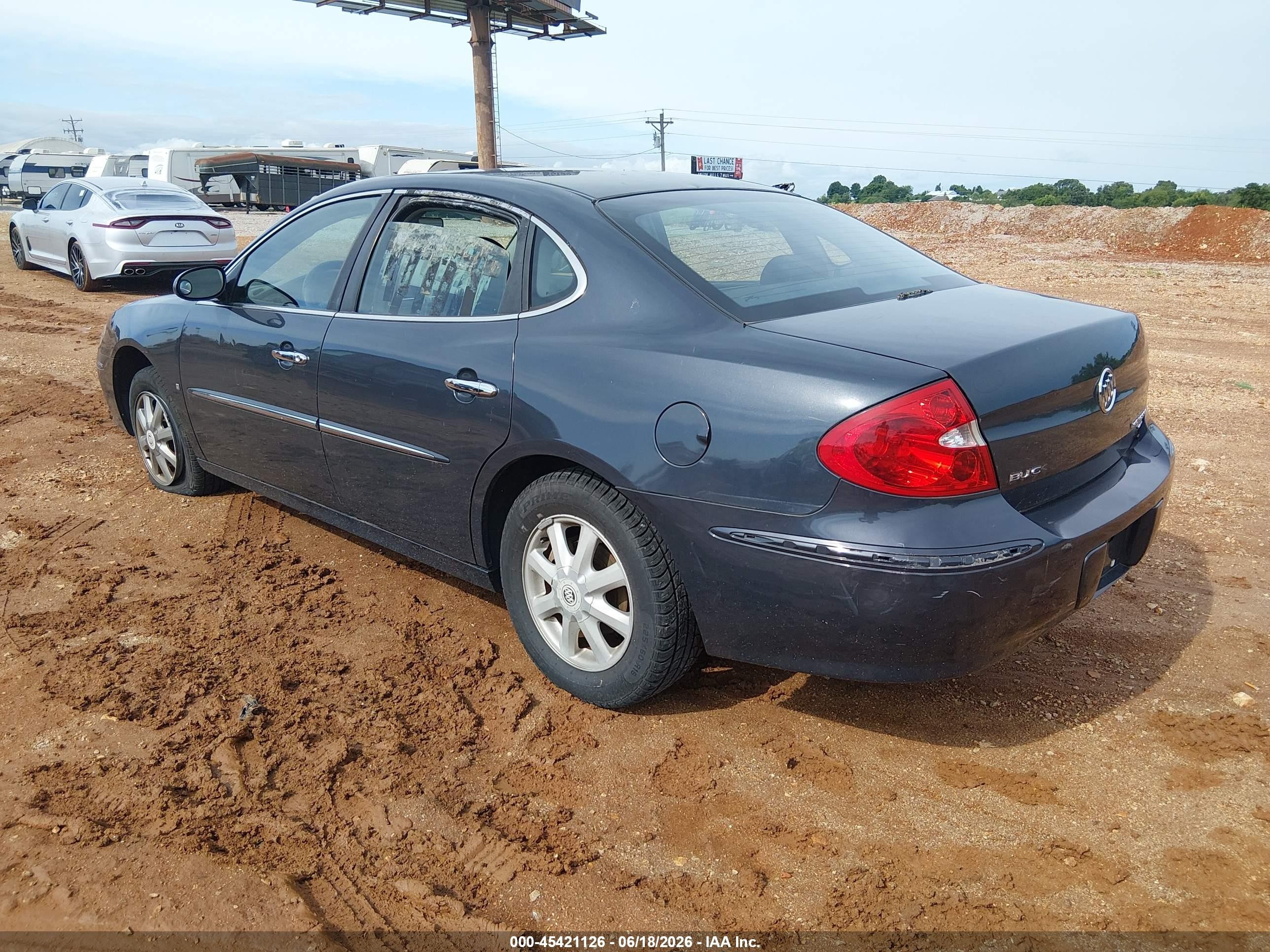 2008 Buick Lacrosse Cxl Blue vin: 2G4WD582781238330