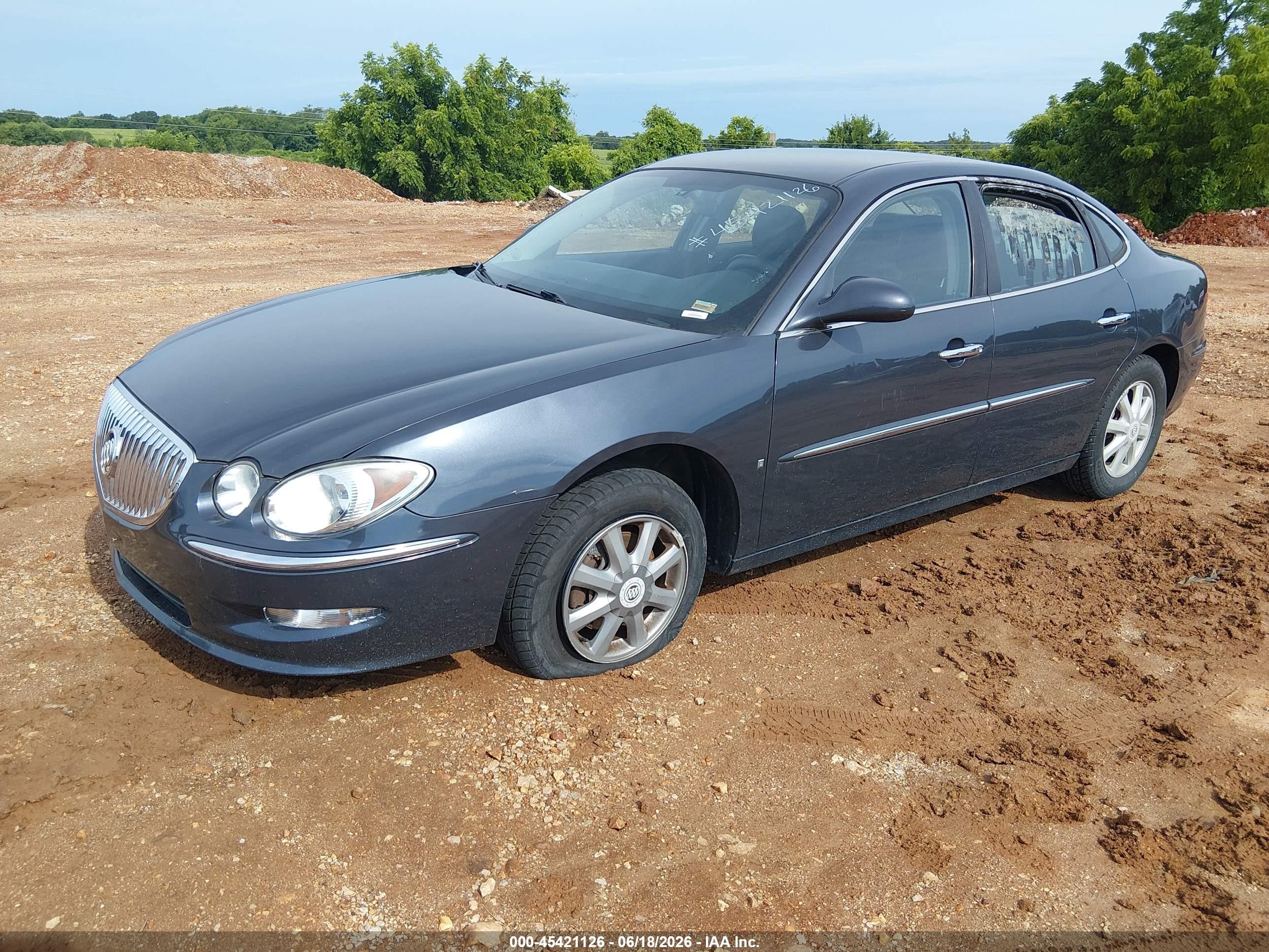 2008 Buick Lacrosse Cxl Blue vin: 2G4WD582781238330