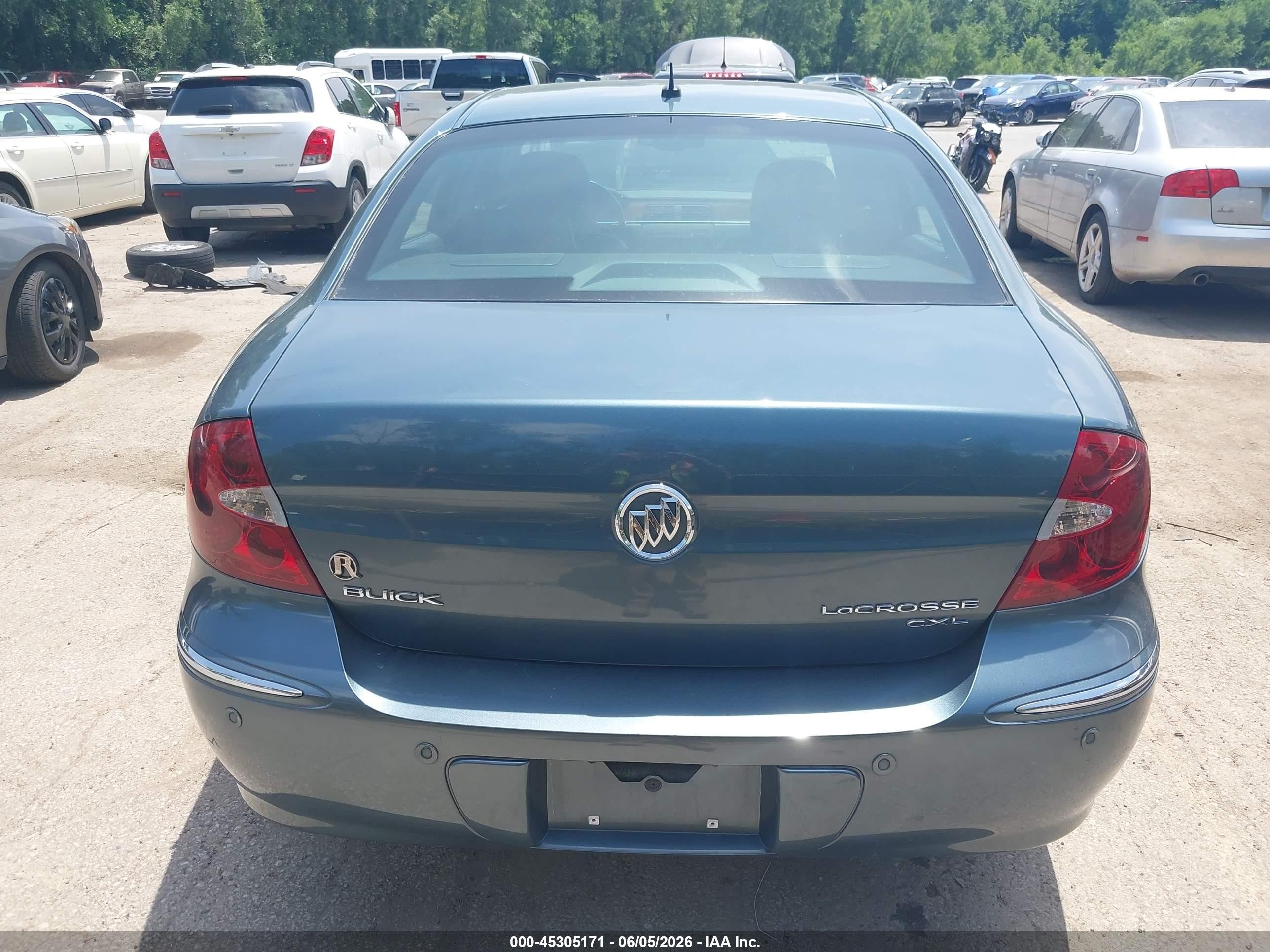2006 Buick Lacrosse Cxl Blue vin: 2G4WD582861180449