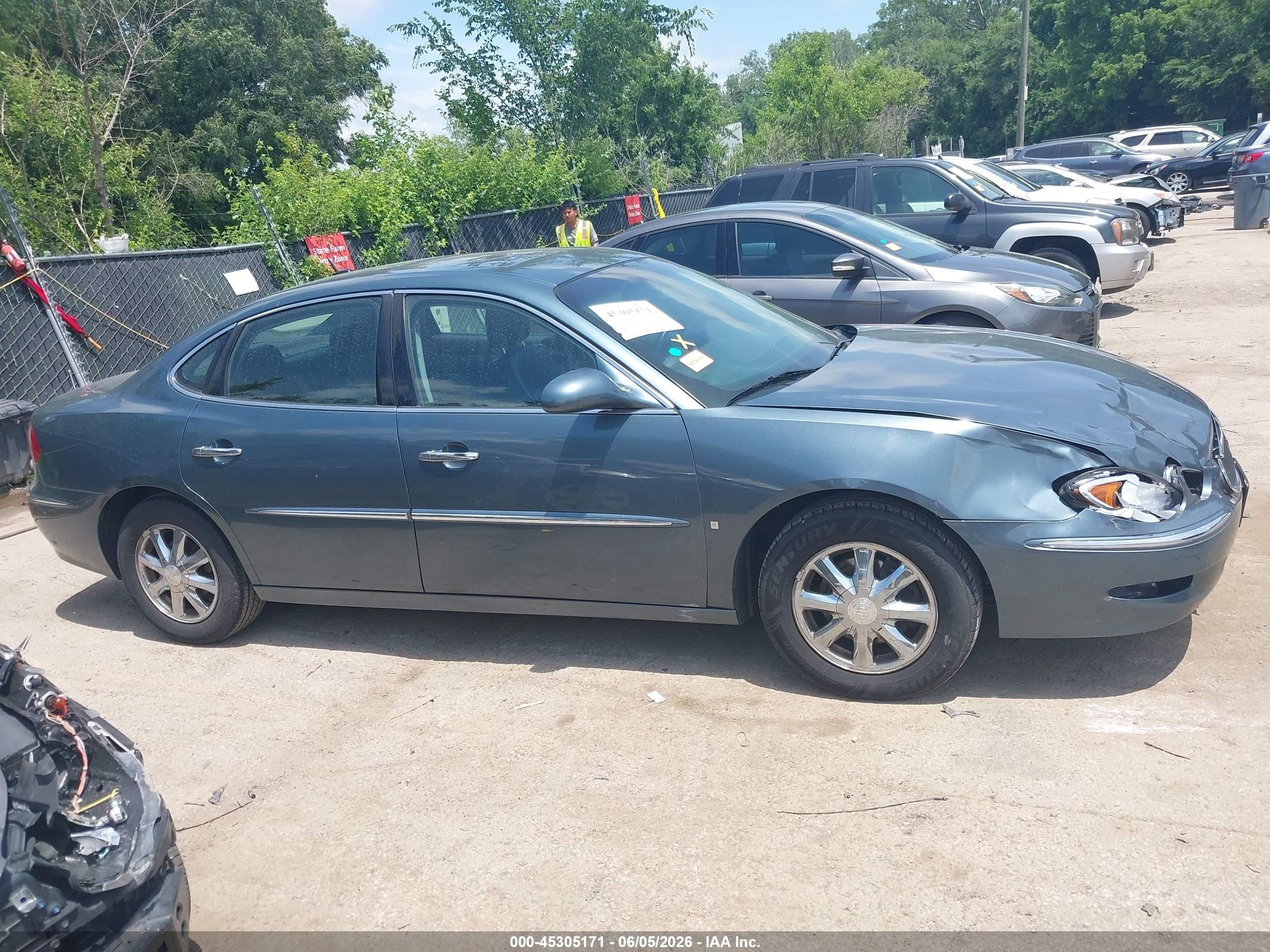 2006 Buick Lacrosse Cxl Blue vin: 2G4WD582861180449