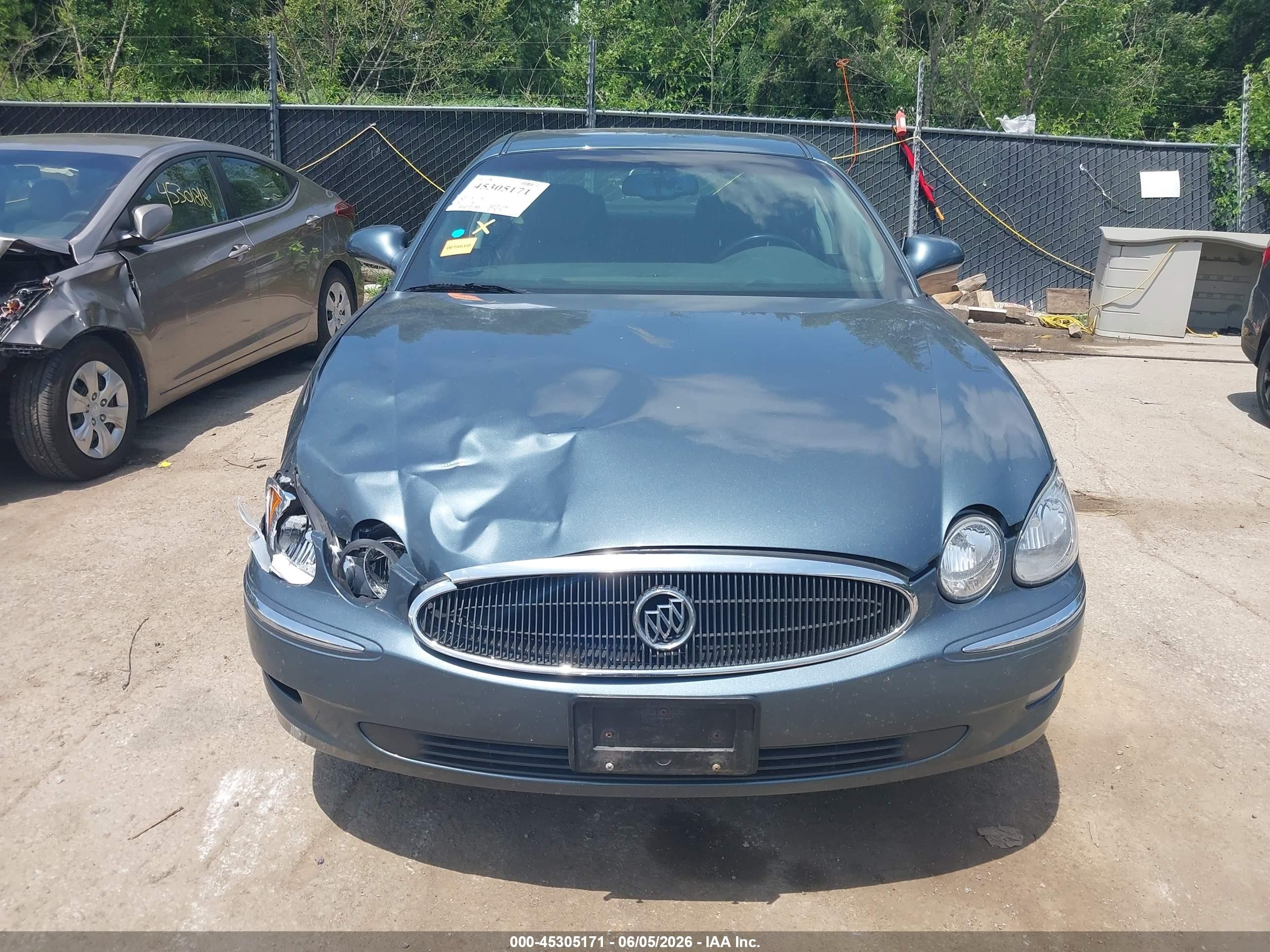 2006 Buick Lacrosse Cxl Blue vin: 2G4WD582861180449