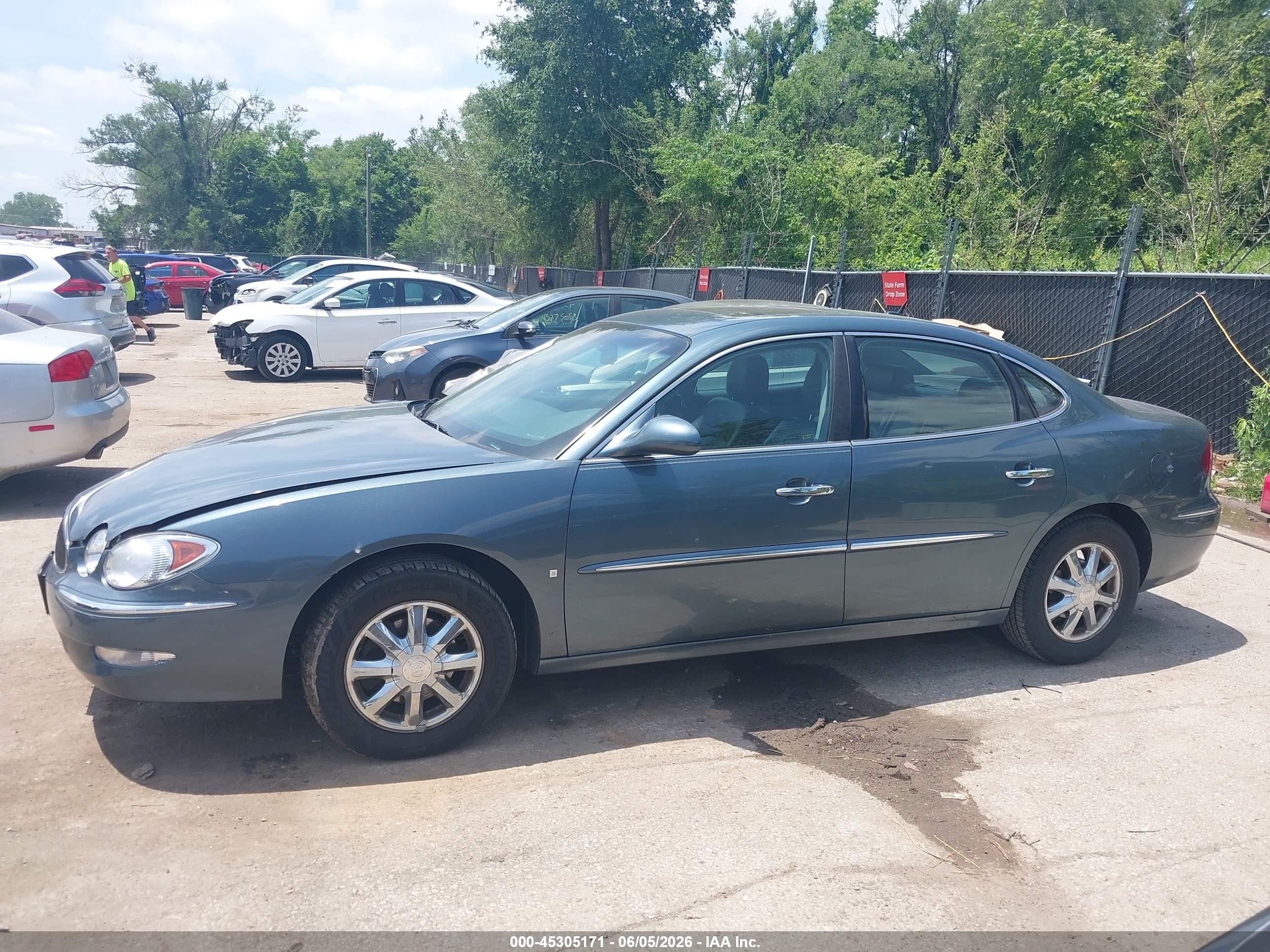 2006 Buick Lacrosse Cxl Blue vin: 2G4WD582861180449