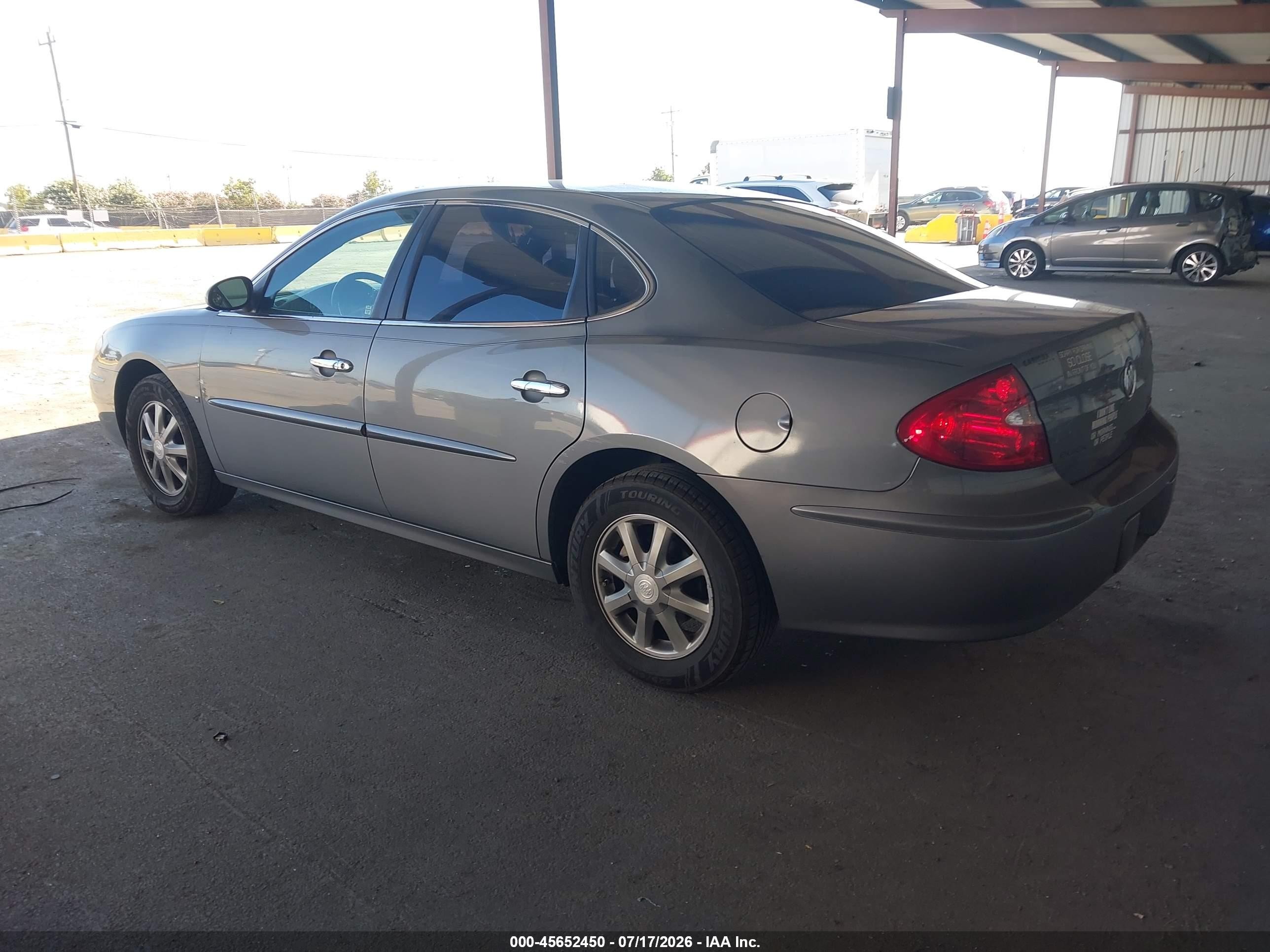 2007 Buick Lacrosse Cxl Gray vin: 2G4WD582871118289