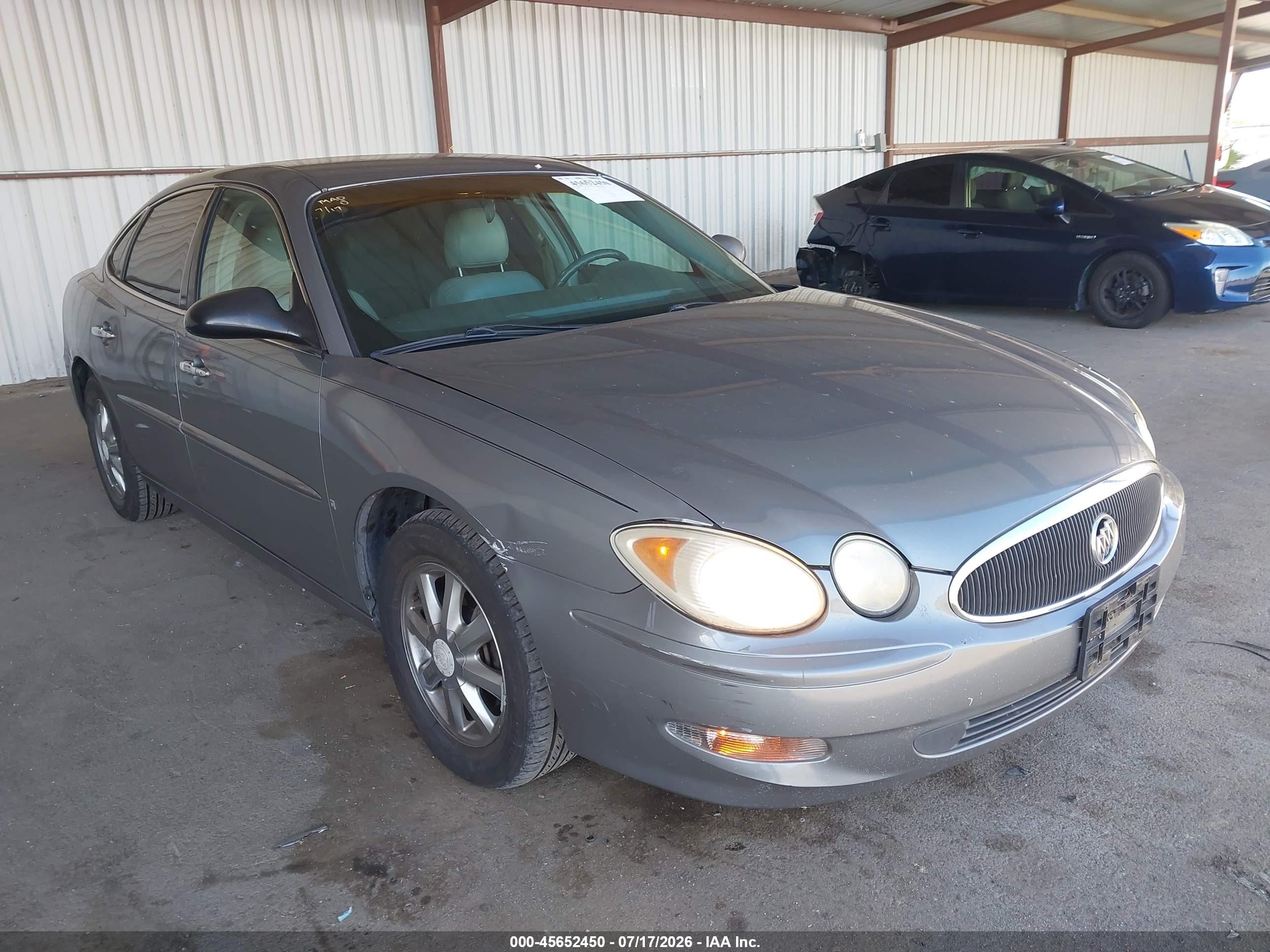 2007 Buick Lacrosse Cxl Gray vin: 2G4WD582871118289