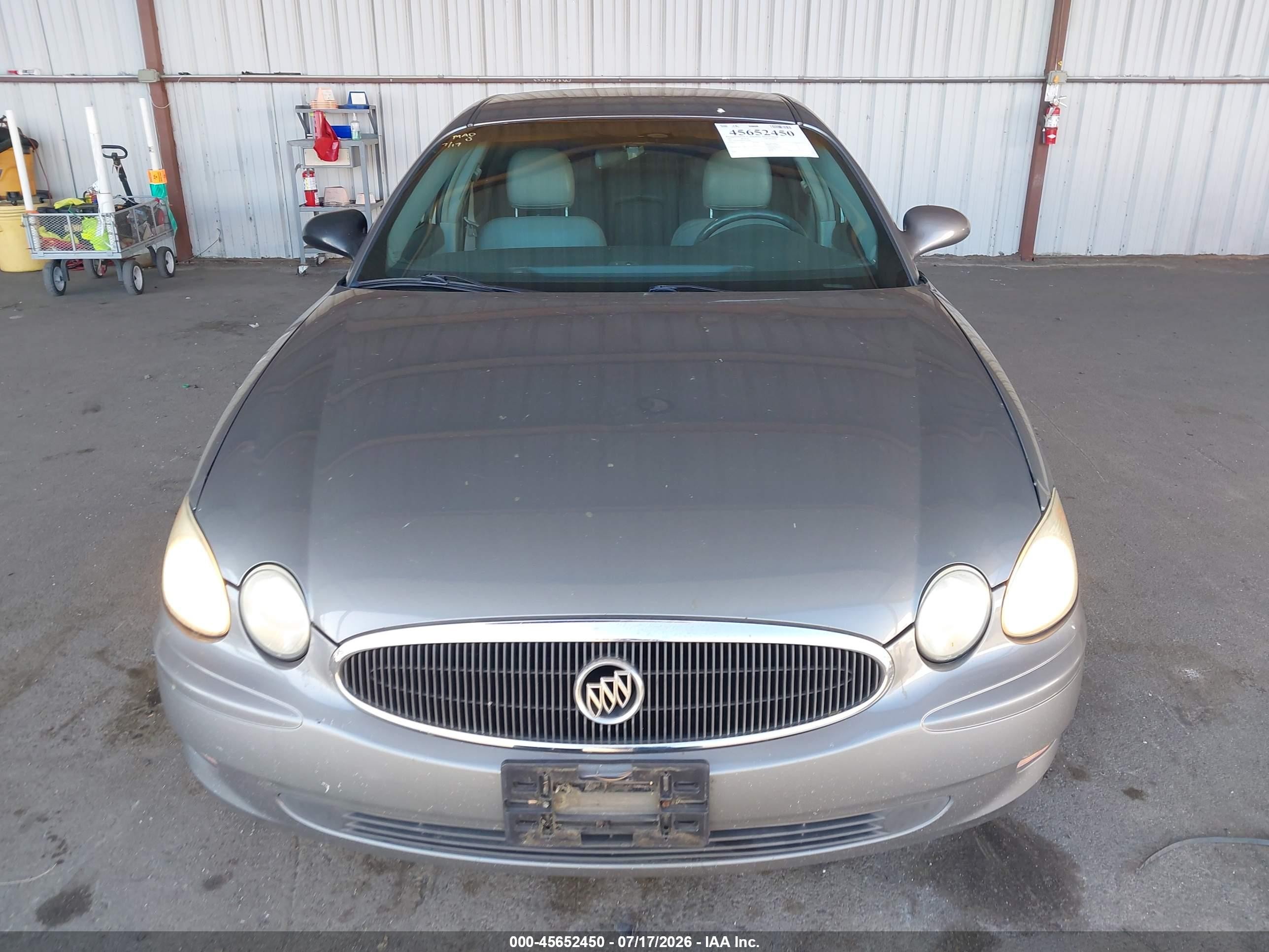2007 Buick Lacrosse Cxl Gray vin: 2G4WD582871118289