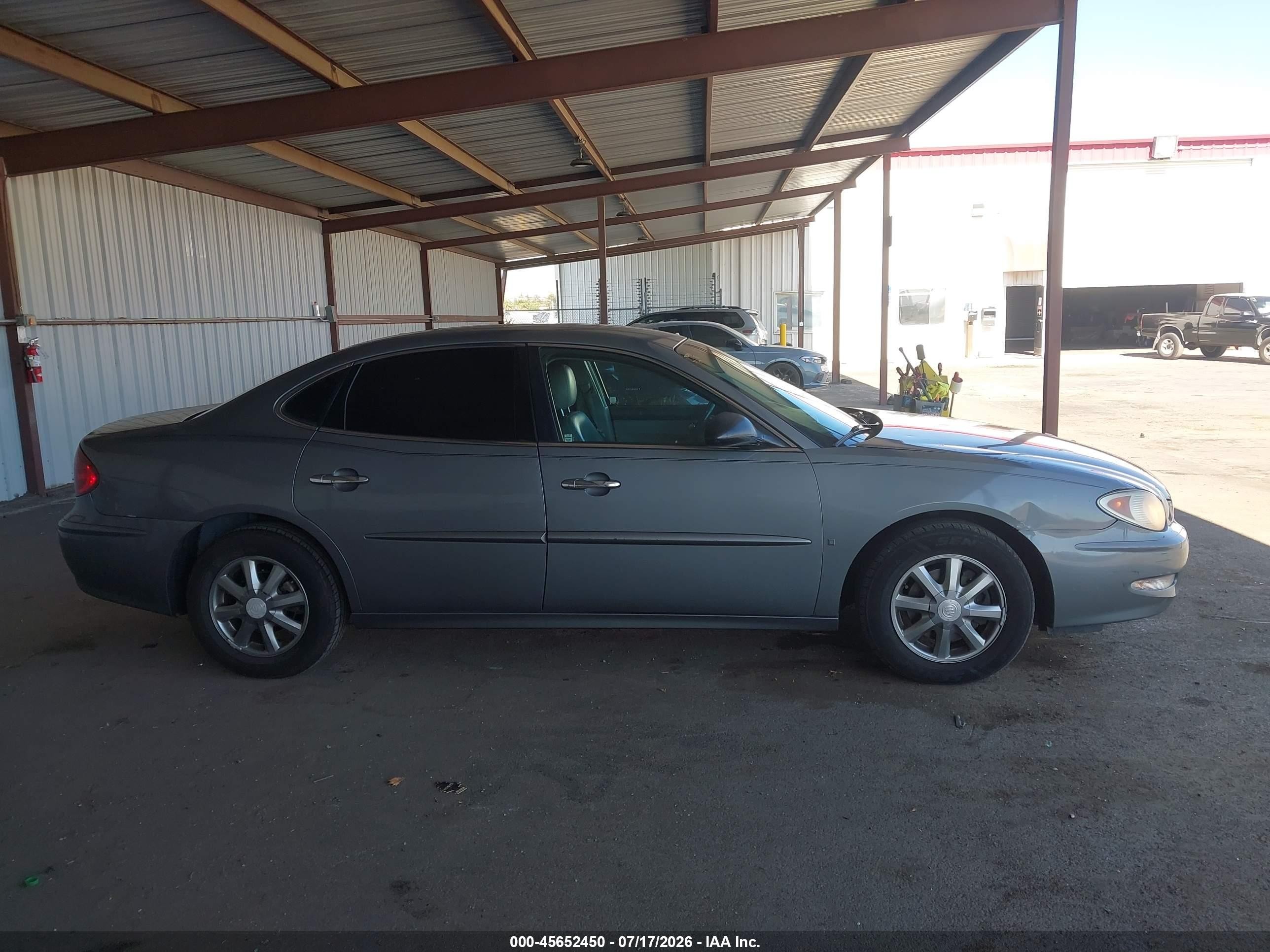 2007 Buick Lacrosse Cxl Gray vin: 2G4WD582871118289