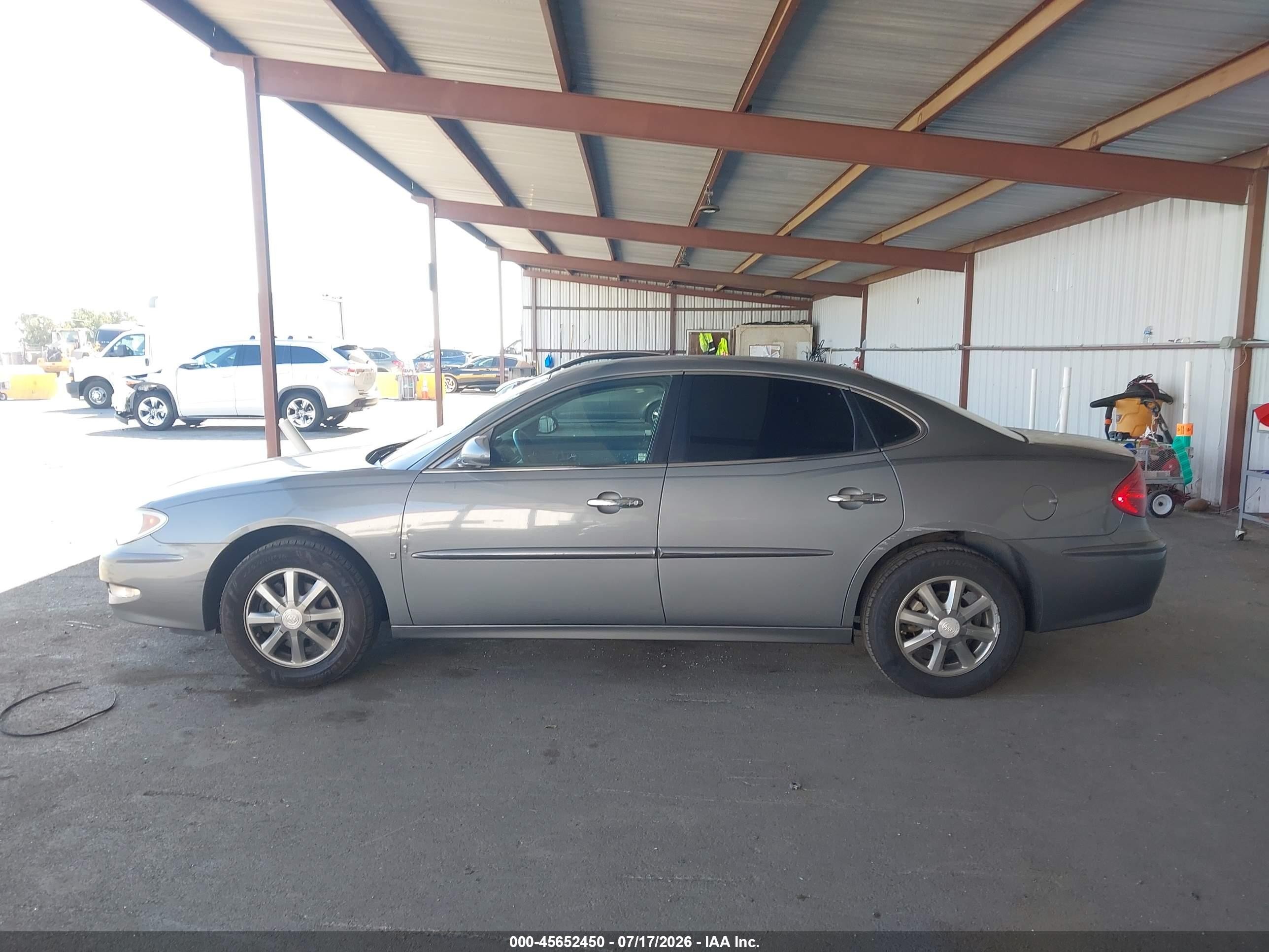 2007 Buick Lacrosse Cxl Gray vin: 2G4WD582871118289