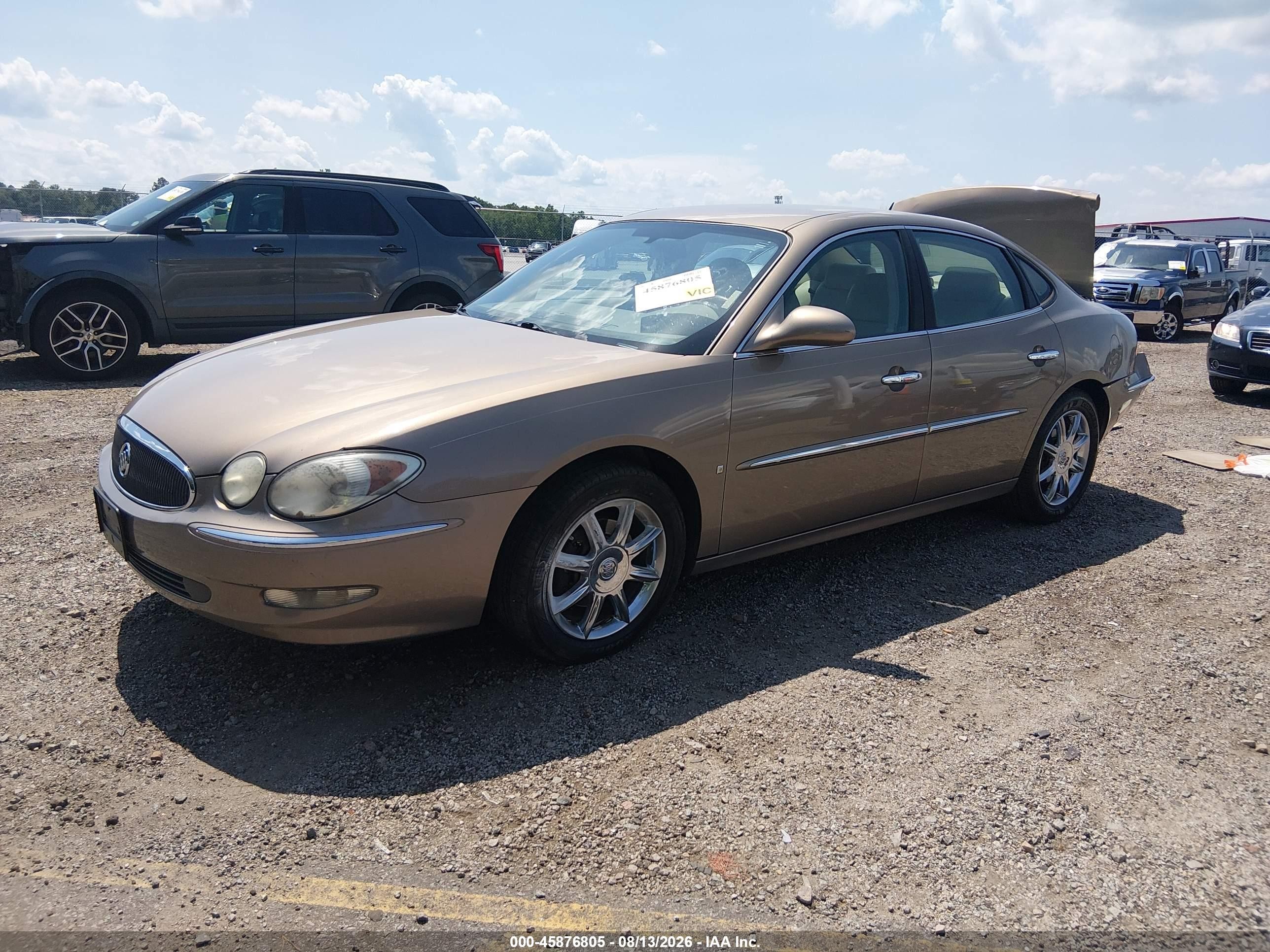2007 Buick Lacrosse Cxl Желто-коричневый vin: 2G4WD582871177679
