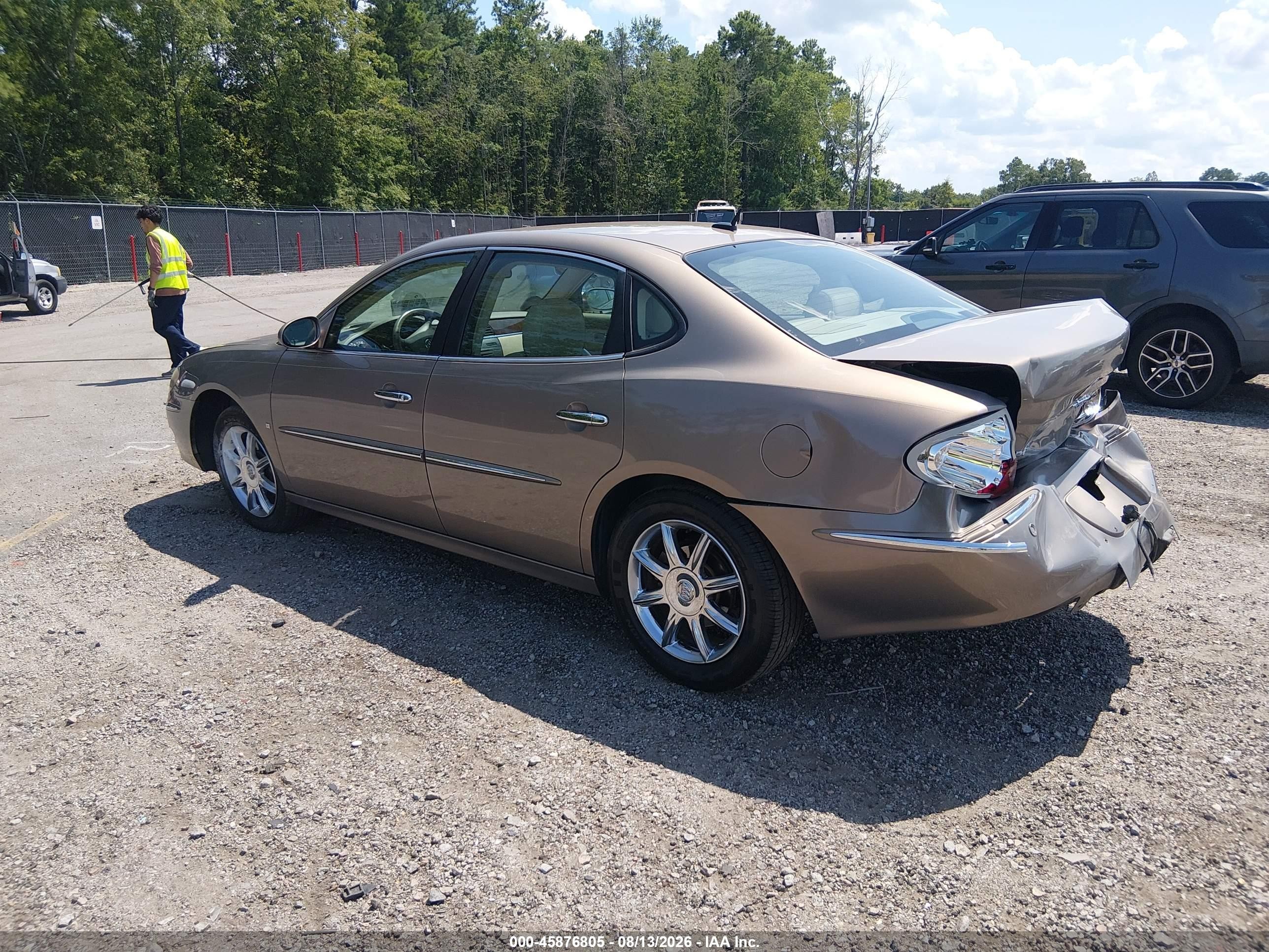 2007 Buick Lacrosse Cxl Желто-коричневый vin: 2G4WD582871177679