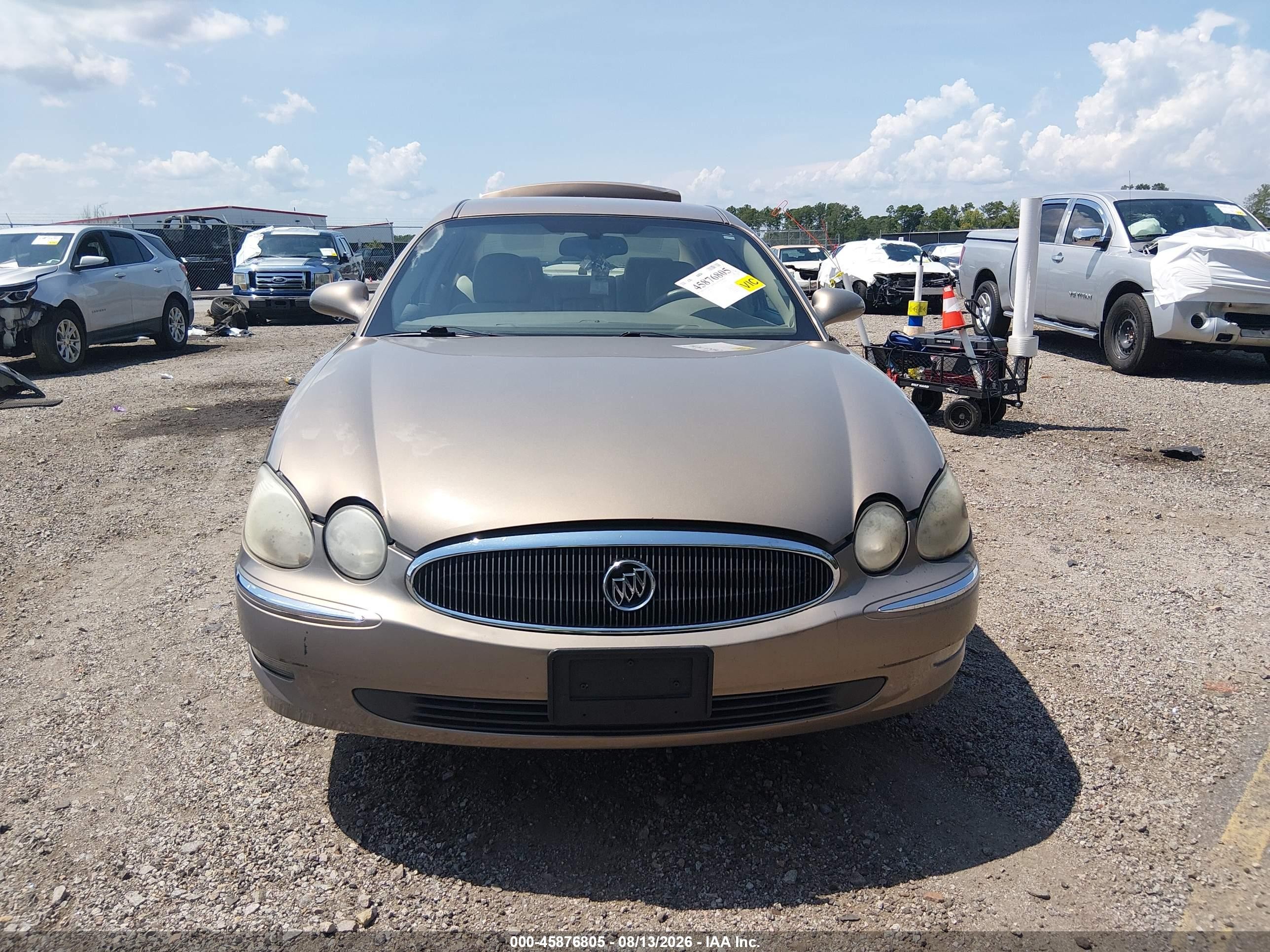 2007 Buick Lacrosse Cxl Желто-коричневый vin: 2G4WD582871177679