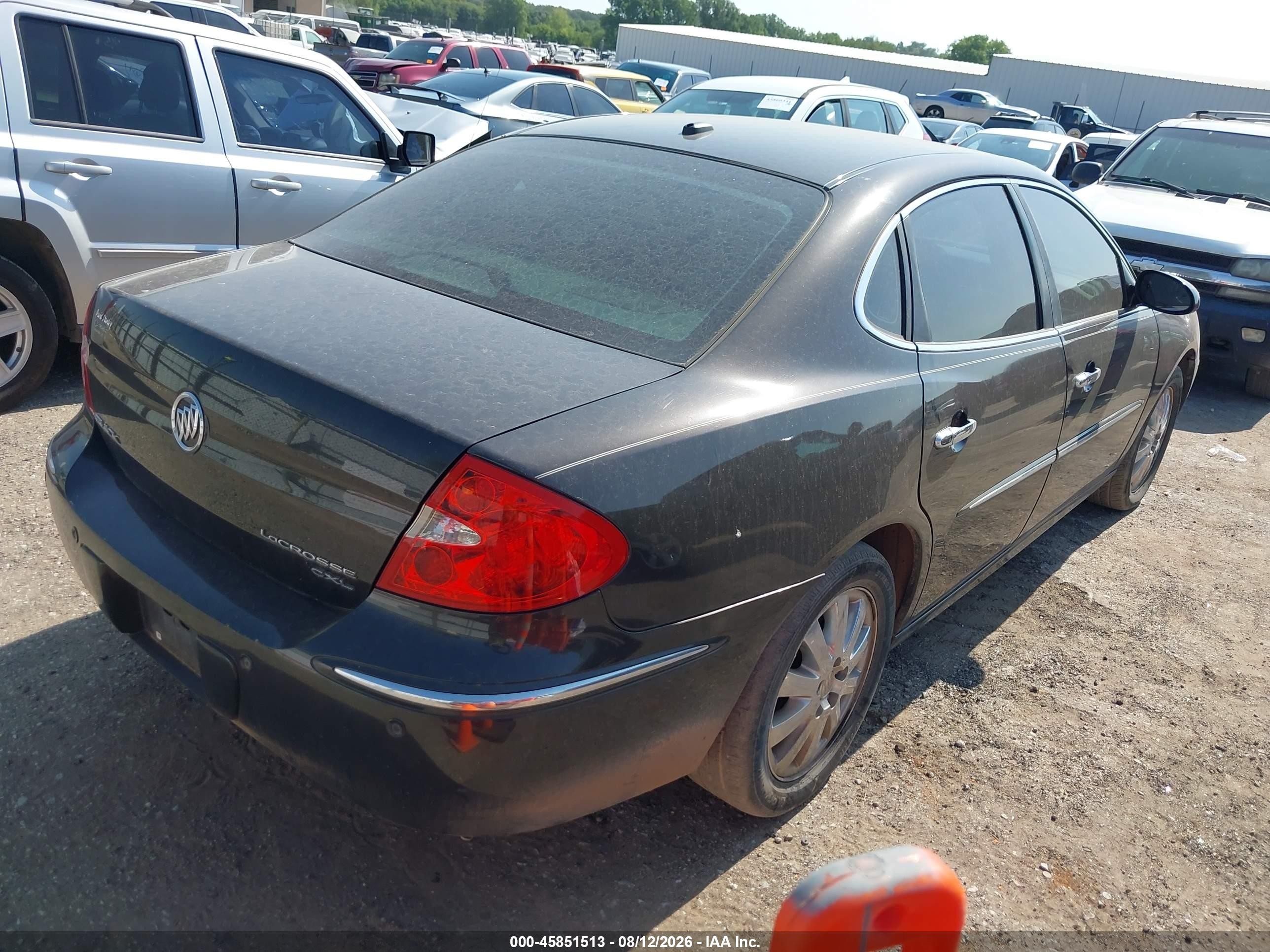 2008 Buick Lacrosse Cxl Brown vin: 2G4WD582881172967