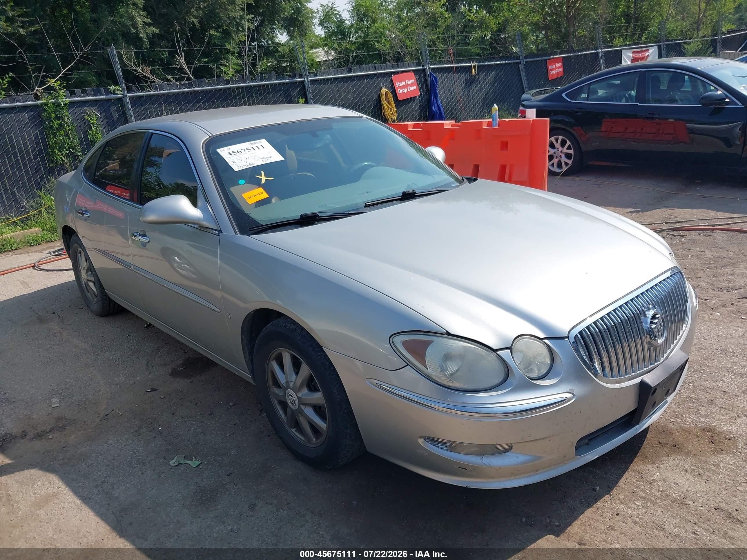 2008 Buick Lacrosse Cxl Silver vin: 2G4WD582881204624