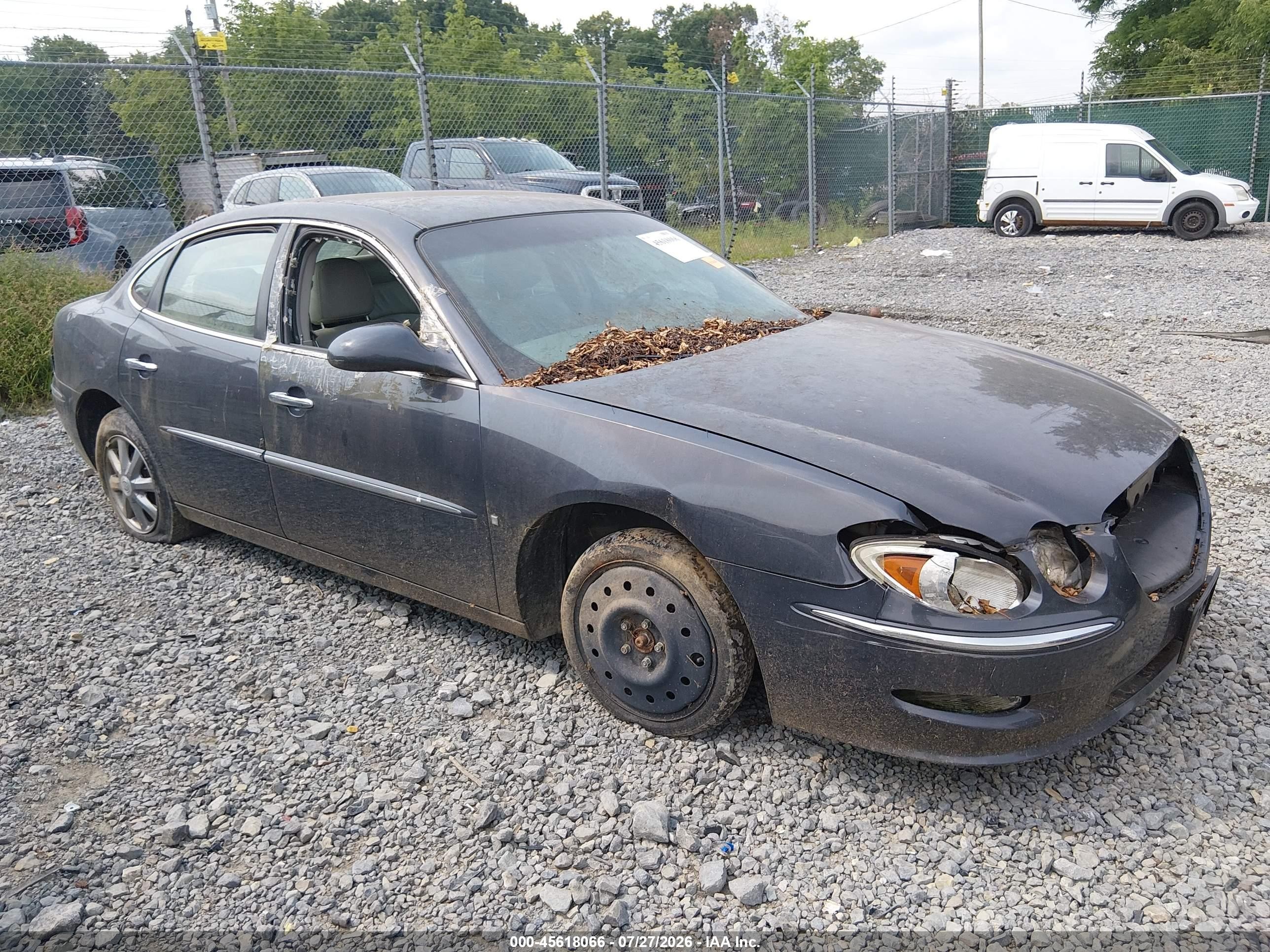 2008 Buick Lacrosse Cxl Gray vin: 2G4WD582881371307