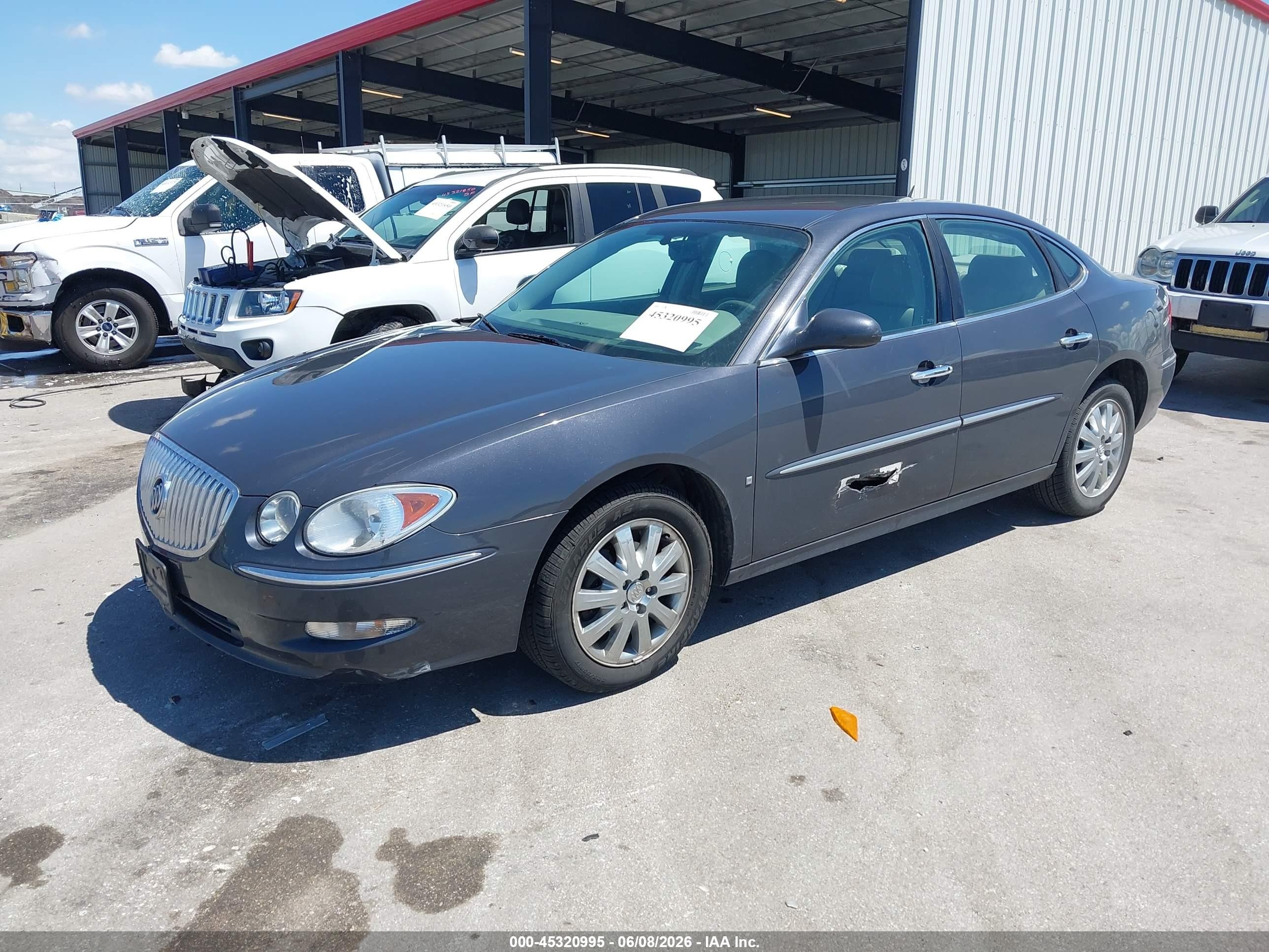 2009 Buick Lacrosse Cxl Gray vin: 2G4WD582891195103