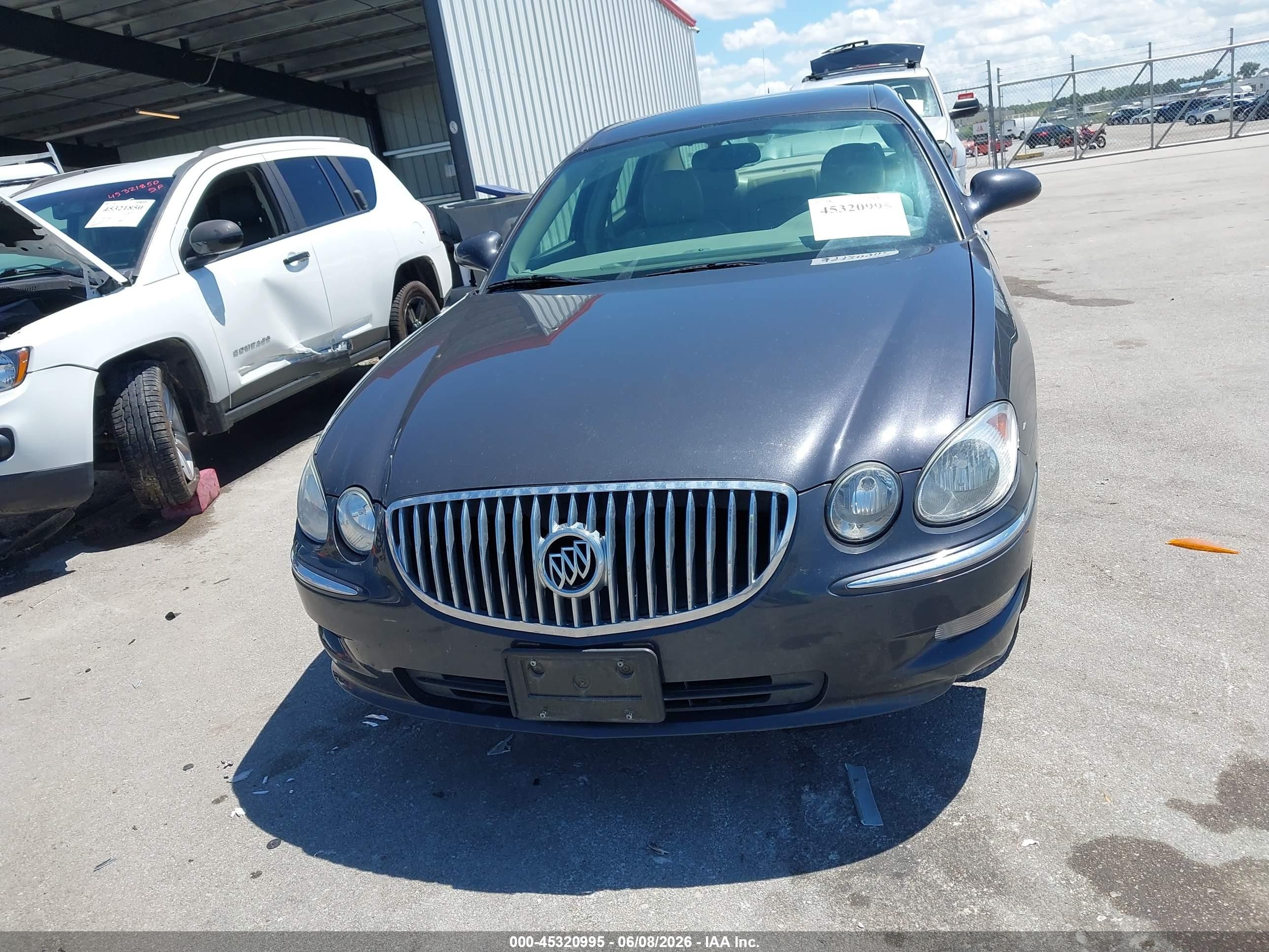 2009 Buick Lacrosse Cxl Gray vin: 2G4WD582891195103