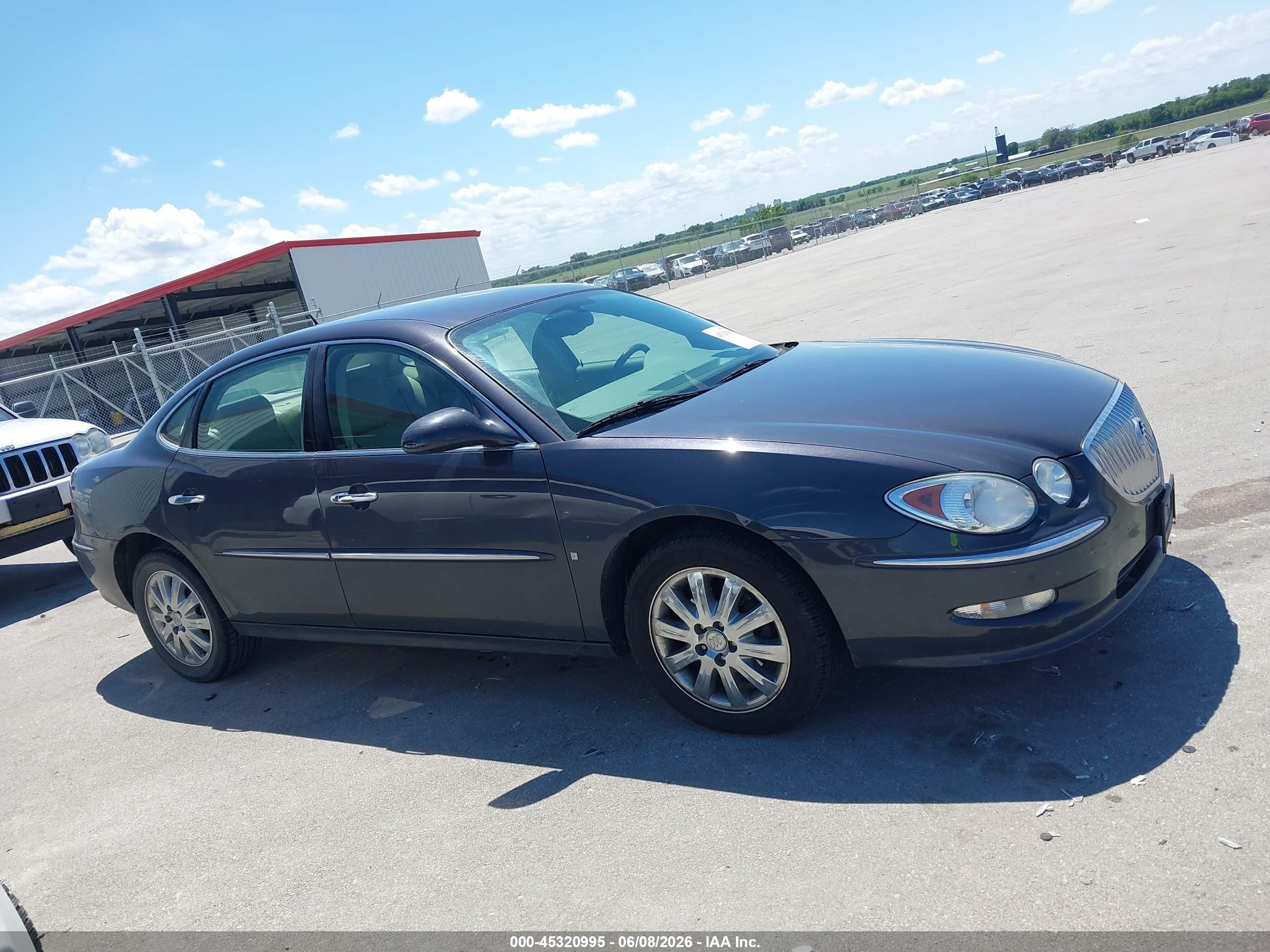 2009 Buick Lacrosse Cxl Gray vin: 2G4WD582891195103