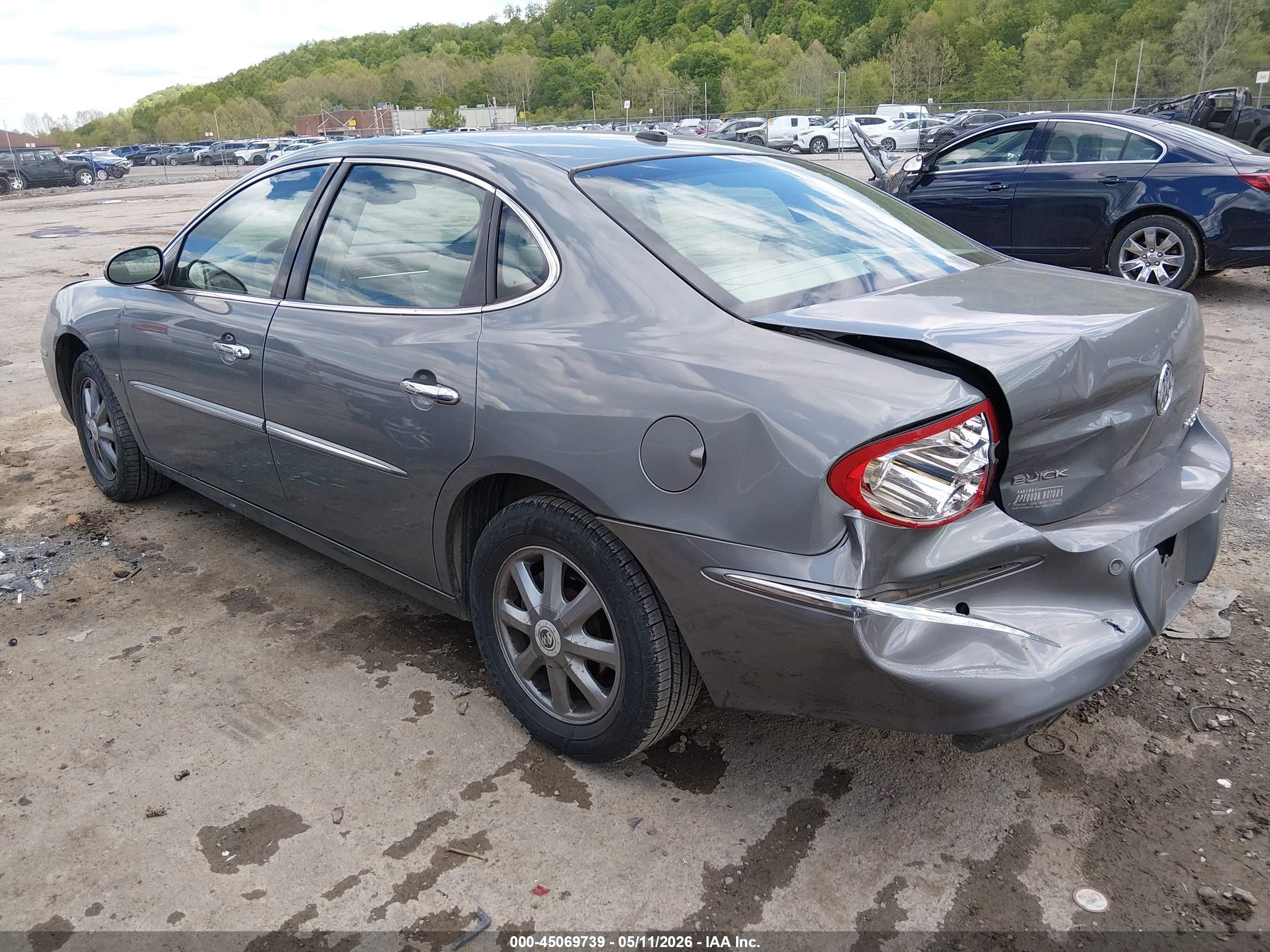 2009 Buick Lacrosse Cxl Gray vin: 2G4WD582891199474