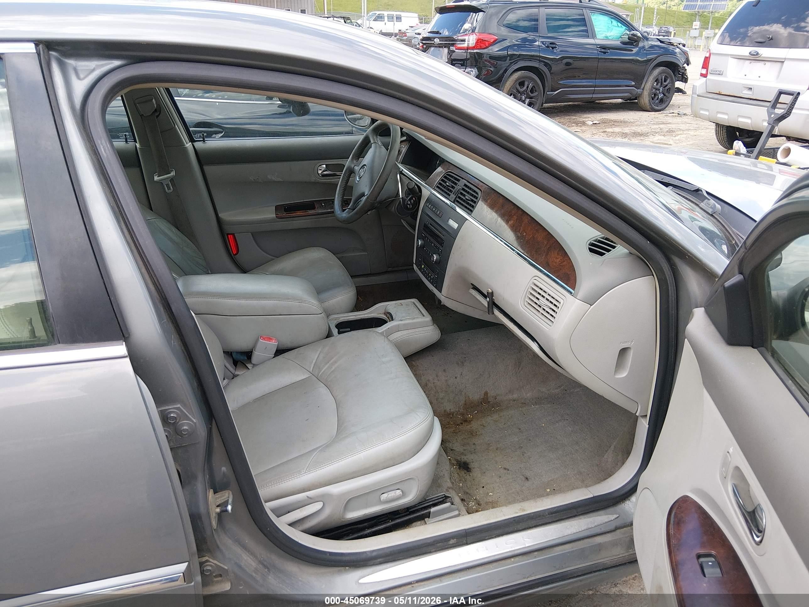 2009 Buick Lacrosse Cxl Gray vin: 2G4WD582891199474