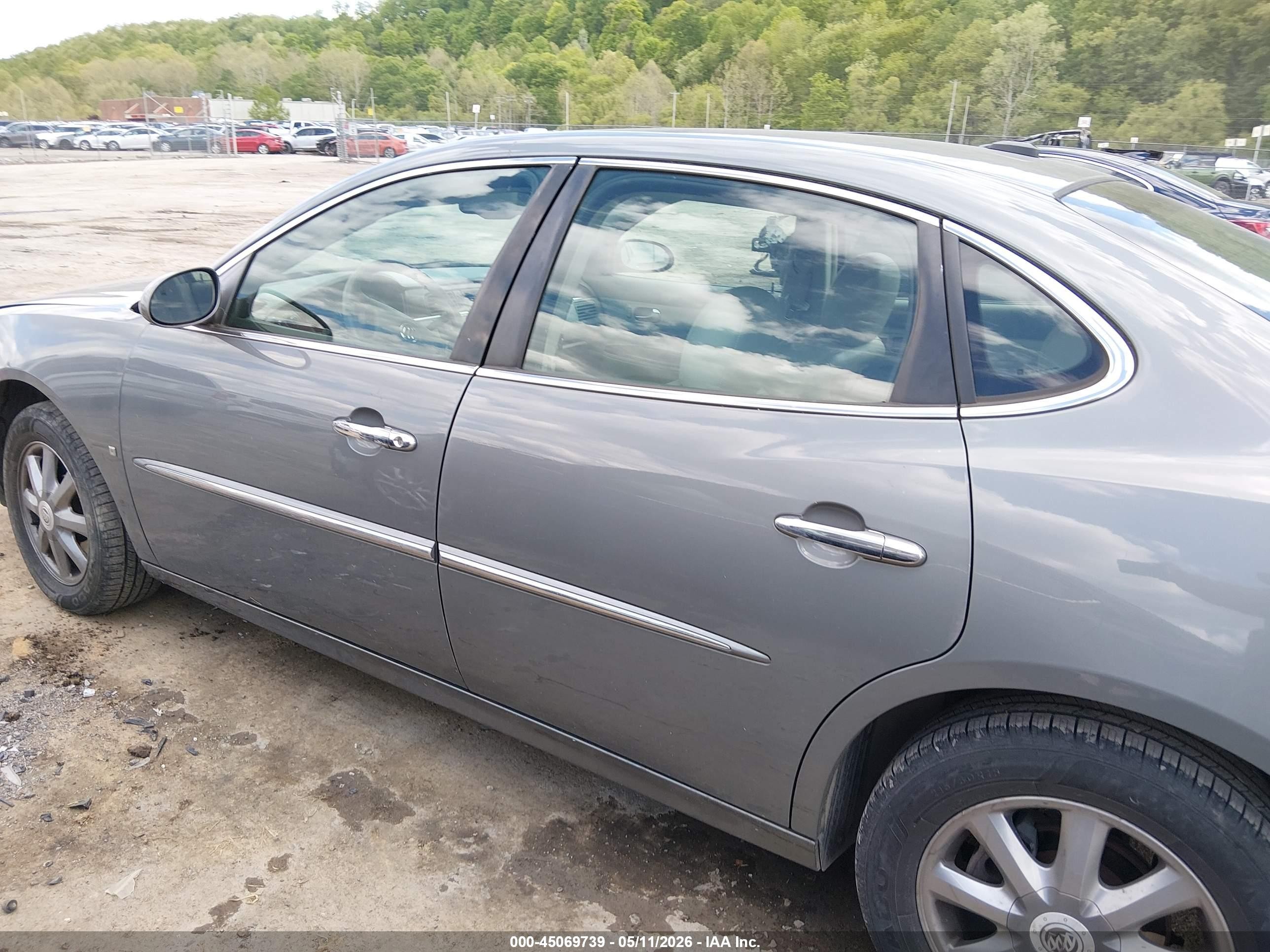 2009 Buick Lacrosse Cxl Gray vin: 2G4WD582891199474
