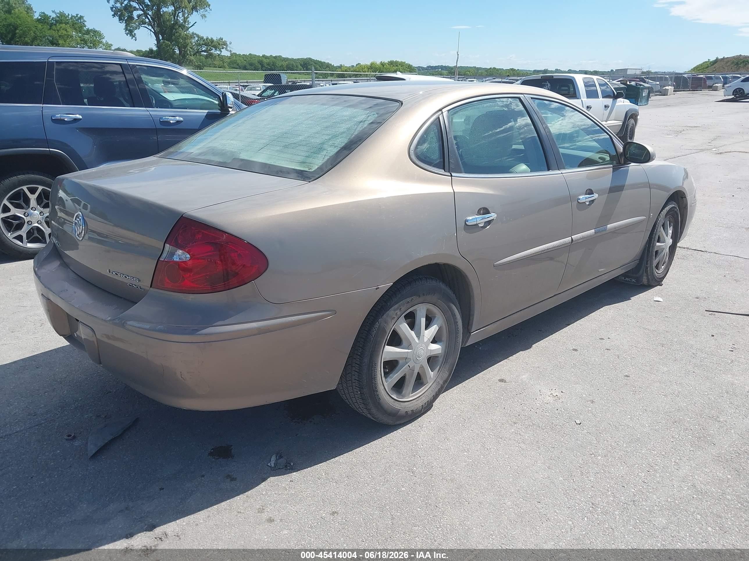 2006 Buick Lacrosse Cxl Tan vin: 2G4WD582961161800