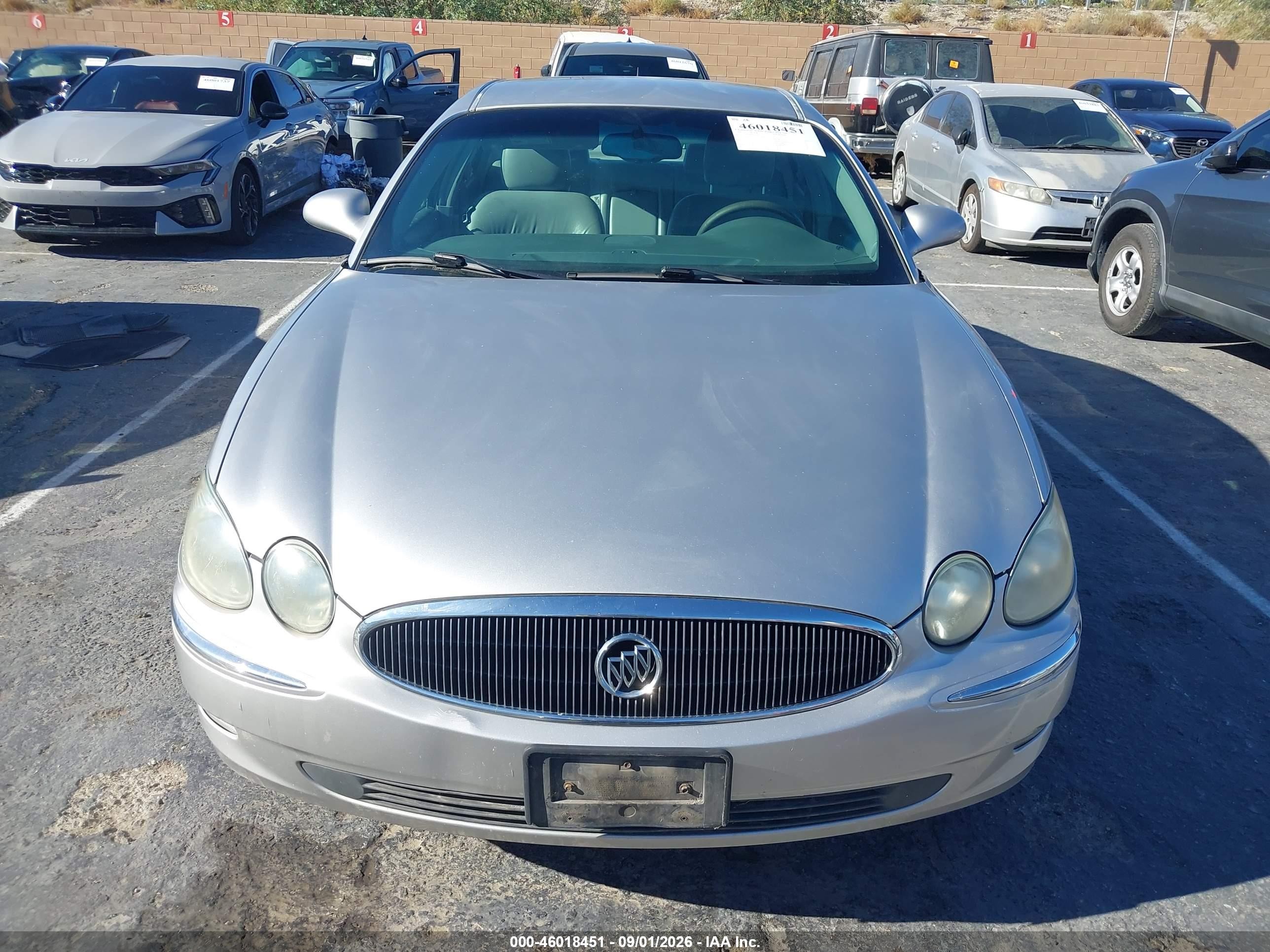 2006 Buick Lacrosse Cxl Silver vin: 2G4WD582961178709