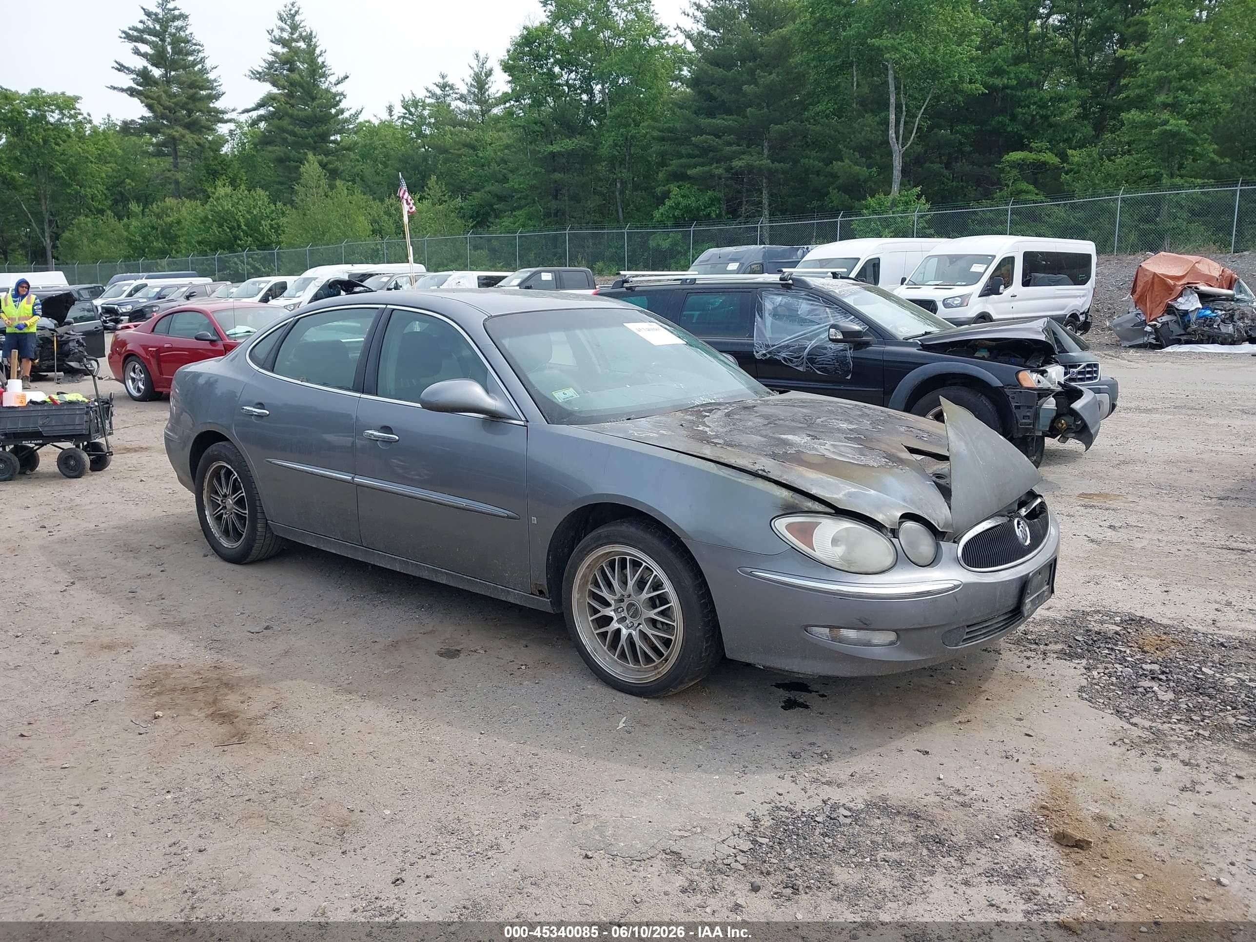 2007 Buick Lacrosse Cxl Gray vin: 2G4WD582971128149