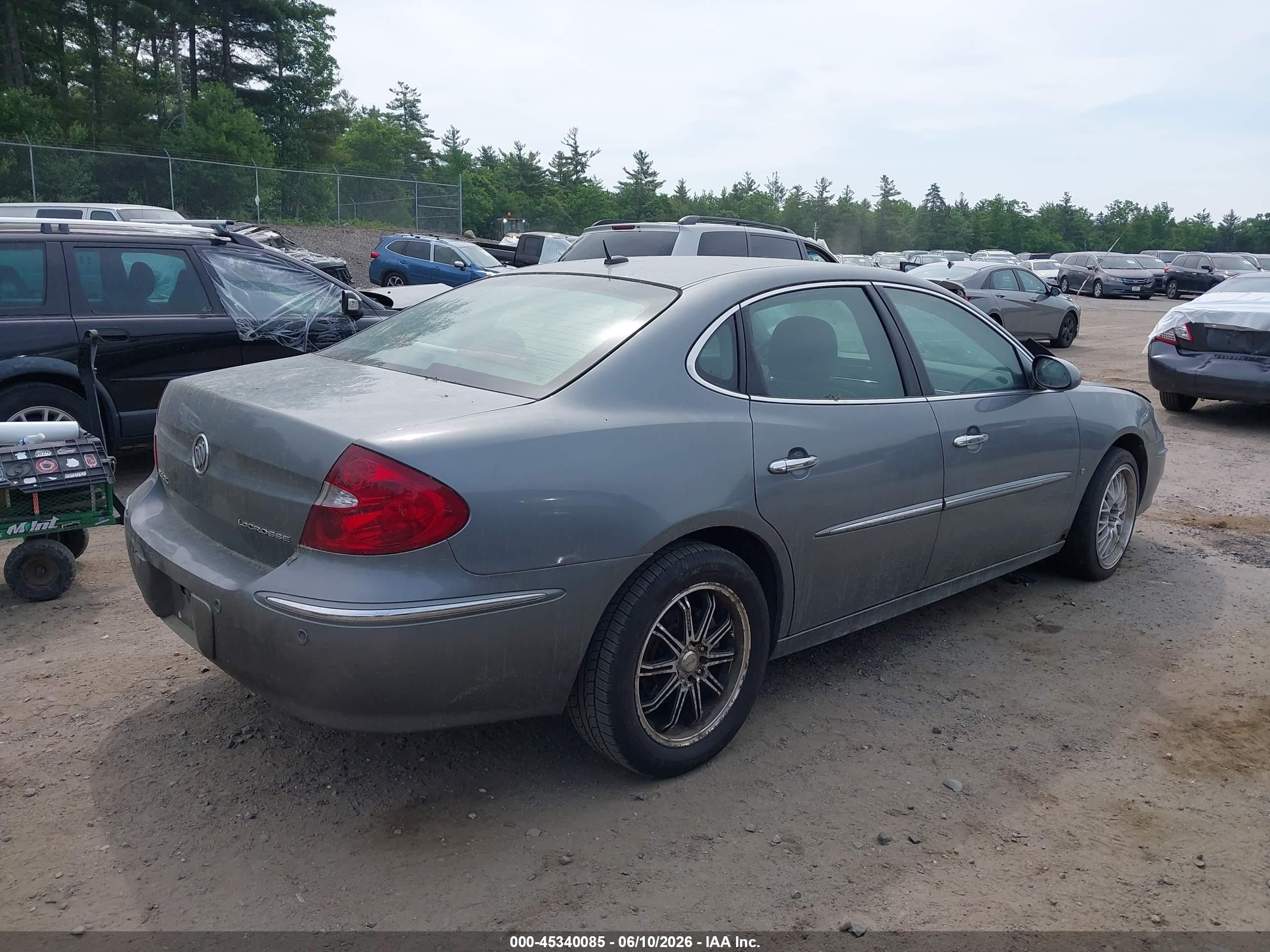 2007 Buick Lacrosse Cxl Gray vin: 2G4WD582971128149