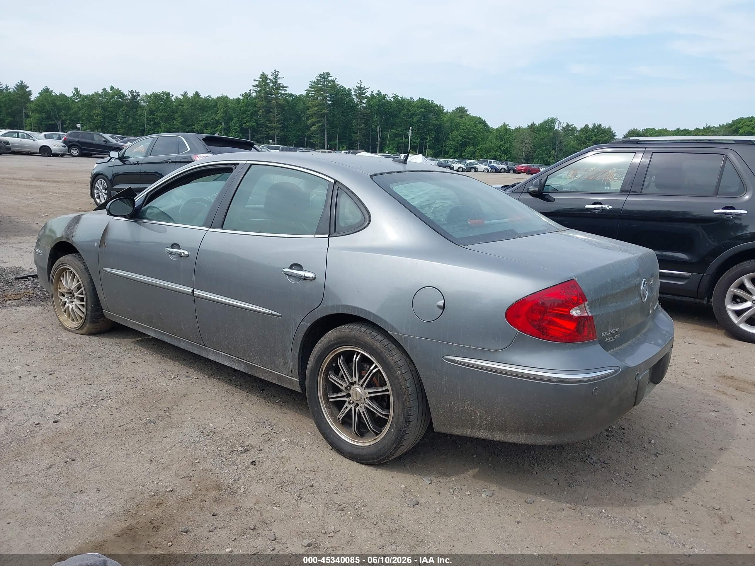2007 Buick Lacrosse Cxl Gray vin: 2G4WD582971128149