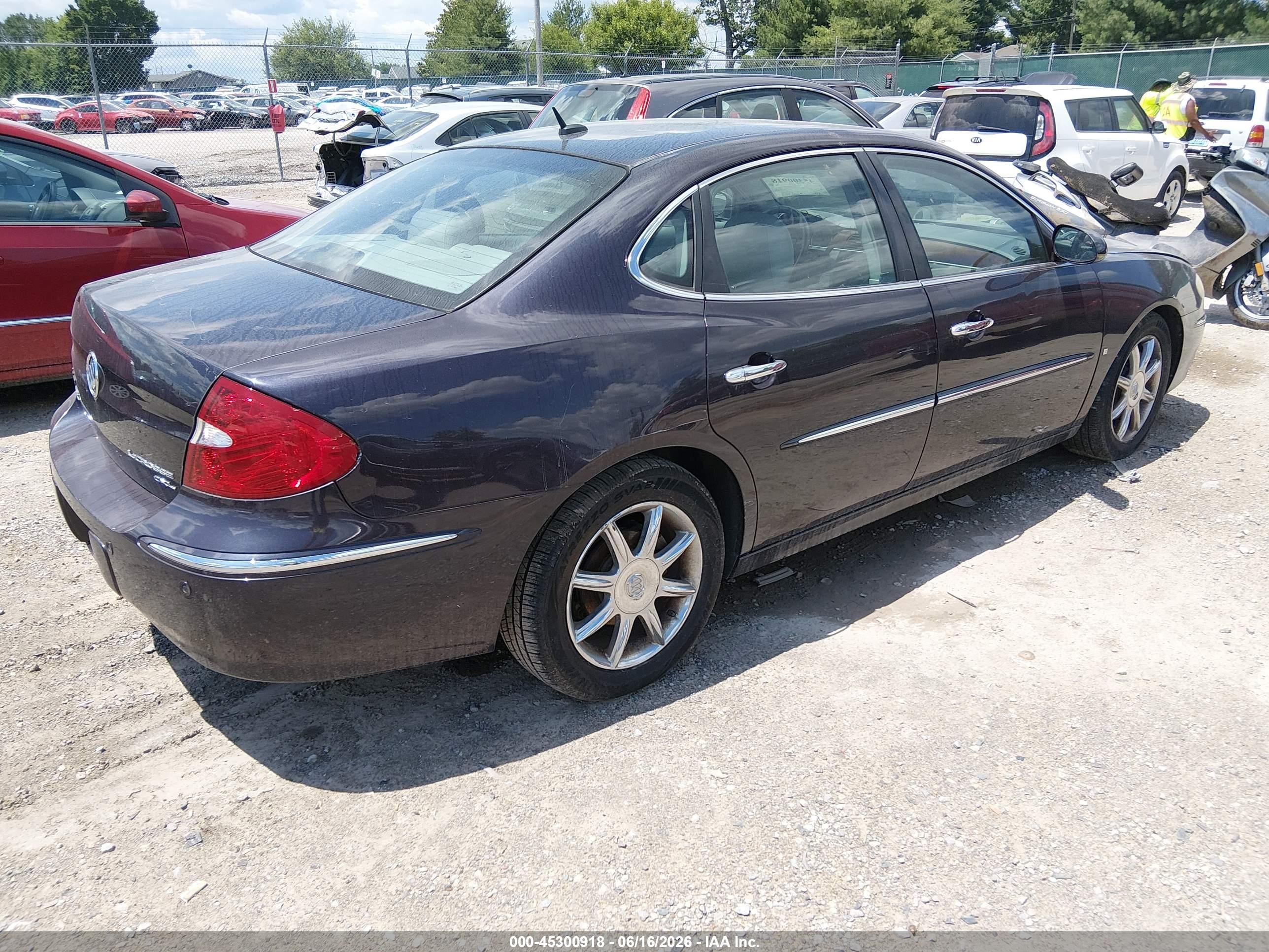 2007 Buick Lacrosse Cxl Gray vin: 2G4WD582971136302