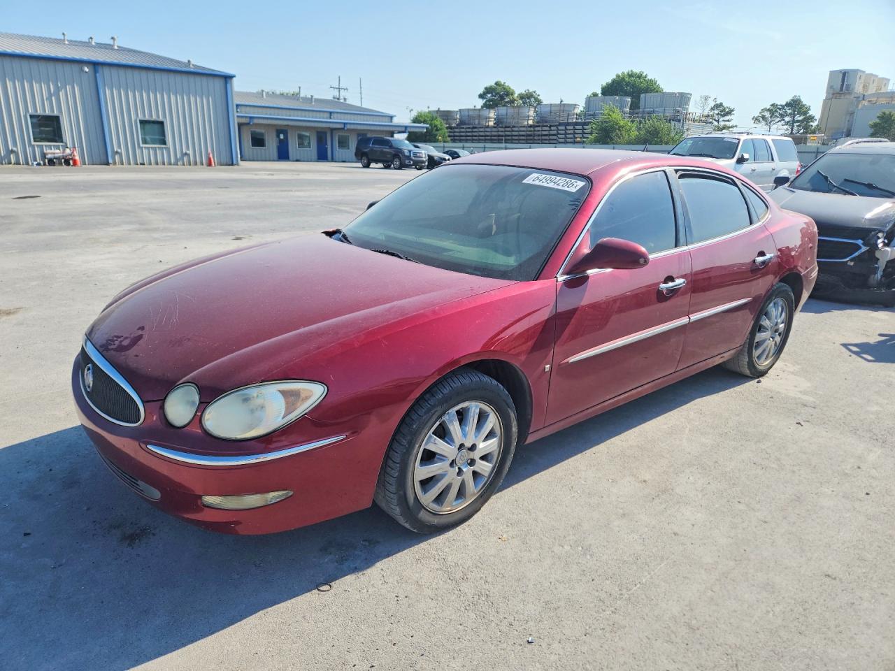 2007 Buick Lacrosse Cxl Maroon vin: 2G4WD582971186729