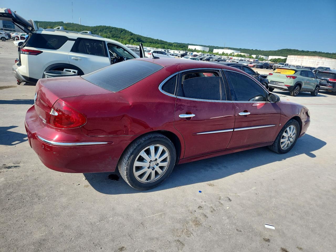 2007 Buick Lacrosse Cxl Maroon vin: 2G4WD582971186729