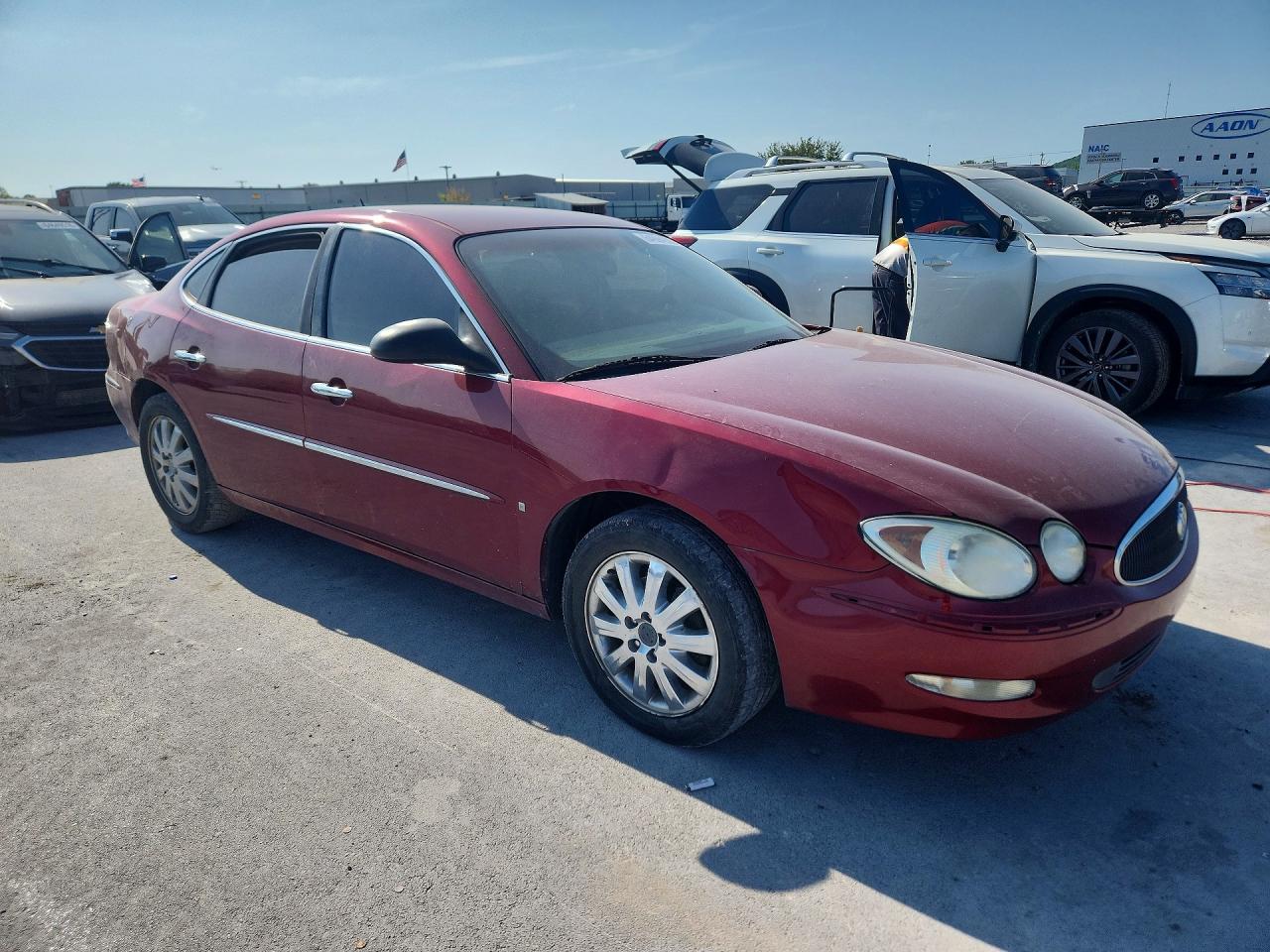 2007 Buick Lacrosse Cxl Maroon vin: 2G4WD582971186729