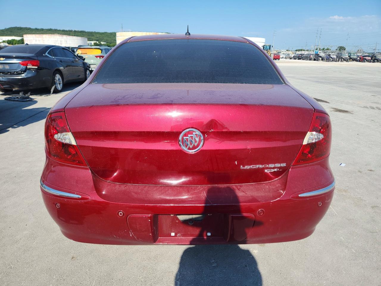 2007 Buick Lacrosse Cxl Maroon vin: 2G4WD582971186729