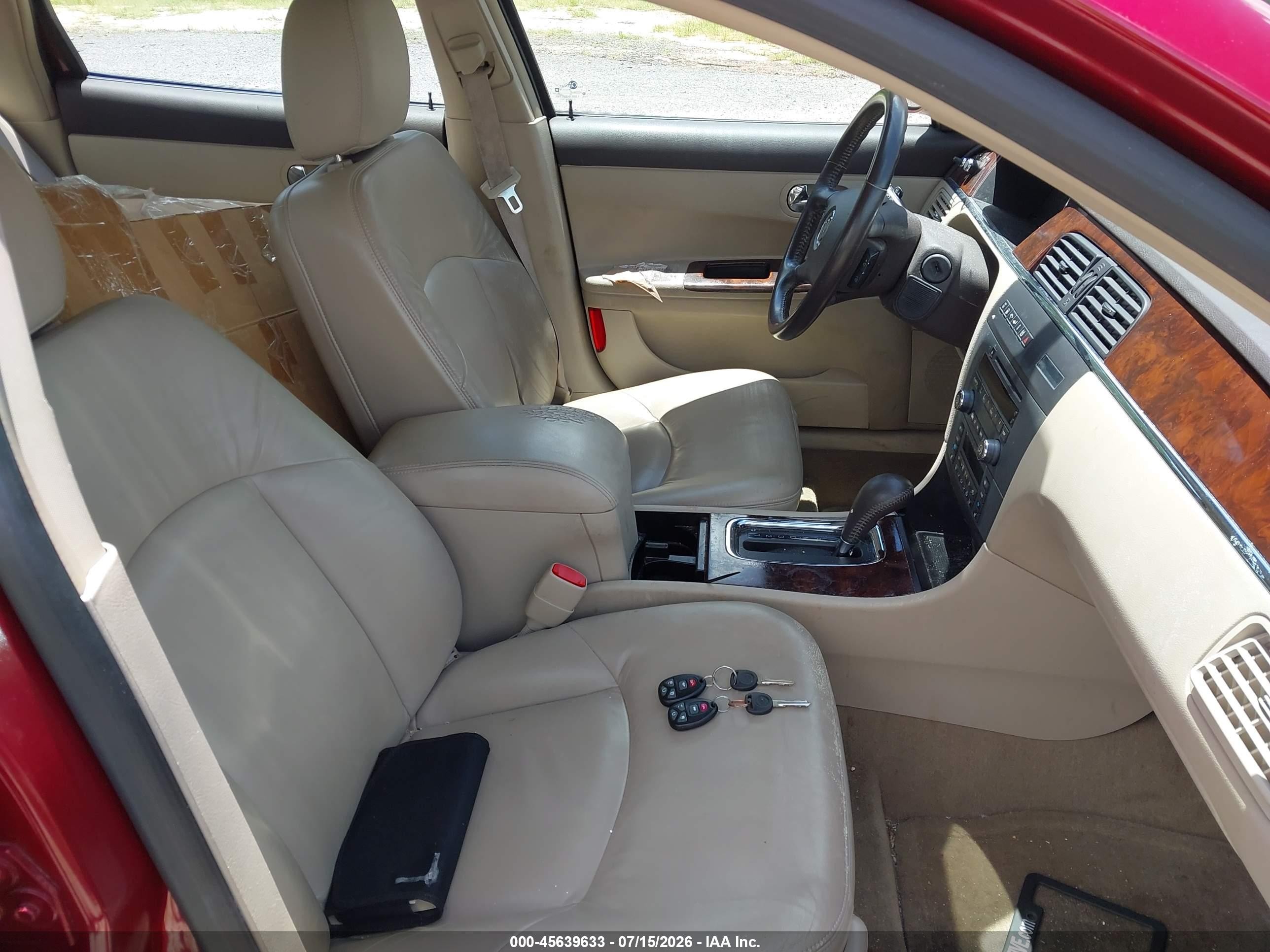 2008 Buick Lacrosse Cxl Red vin: 2G4WD582981128668