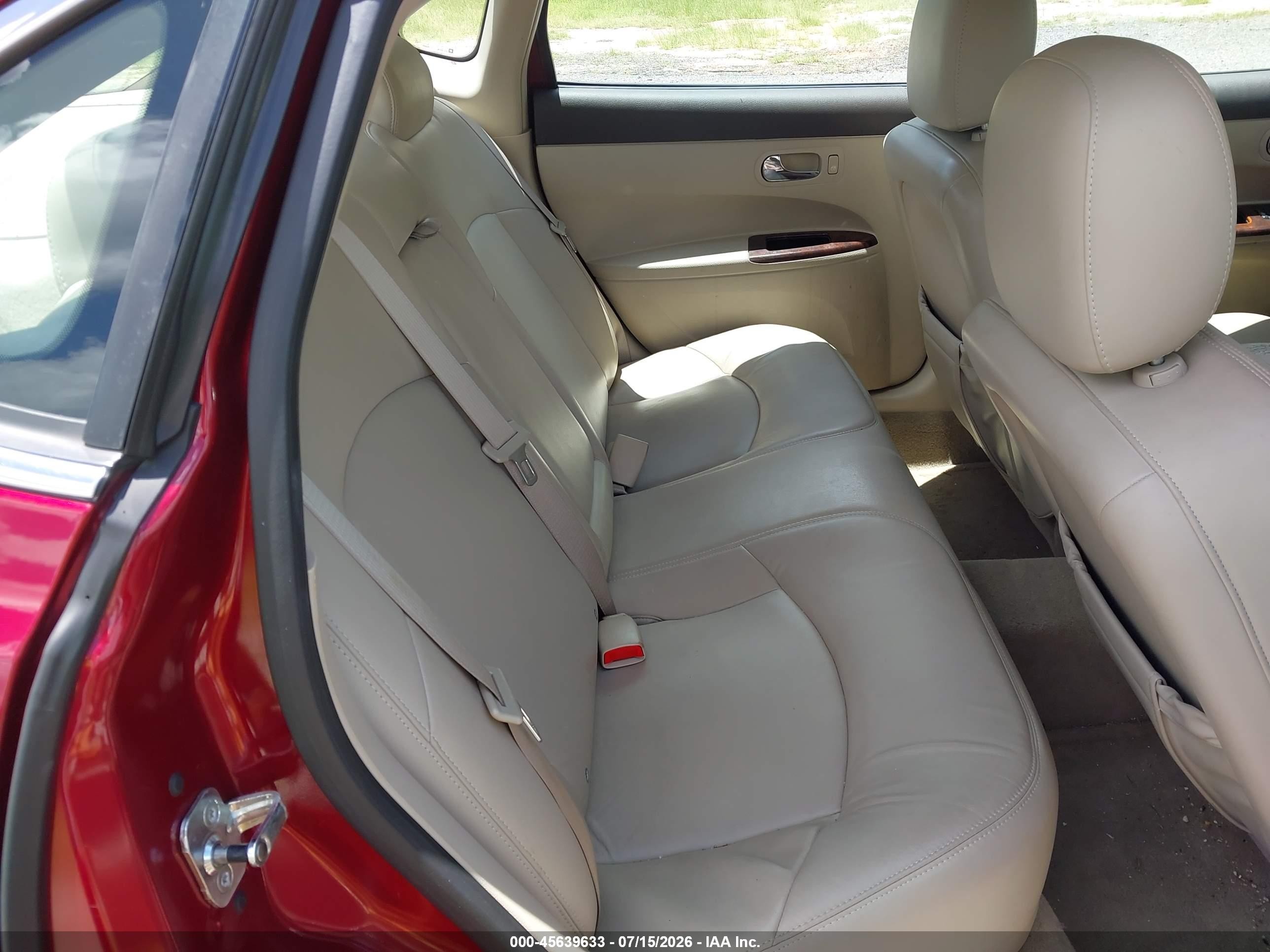 2008 Buick Lacrosse Cxl Red vin: 2G4WD582981128668