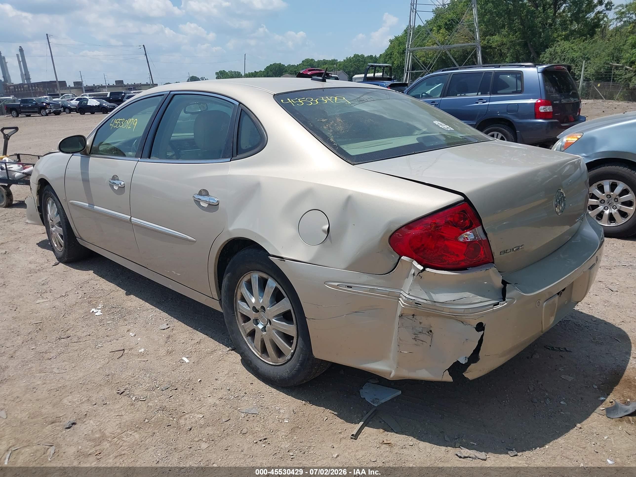 2008 Buick Lacrosse Cxl Beige vin: 2G4WD582981161847