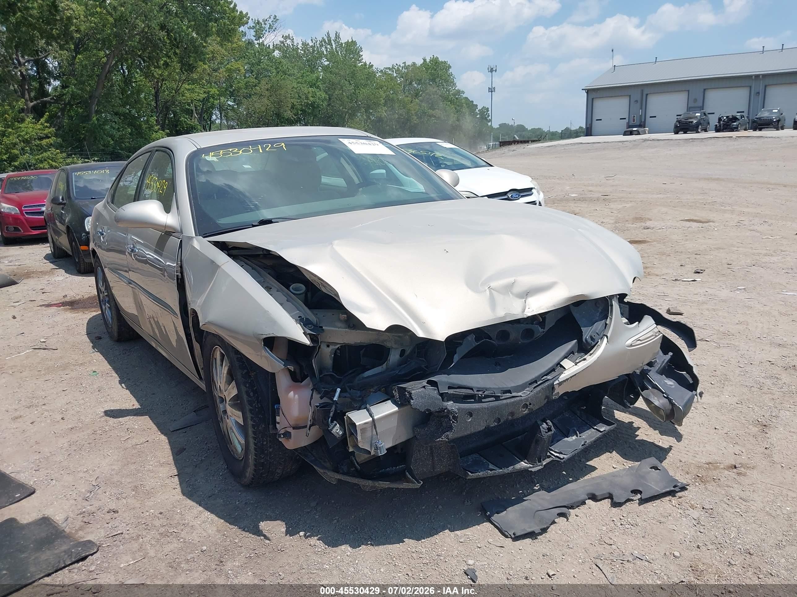 2008 Buick Lacrosse Cxl Beige vin: 2G4WD582981161847