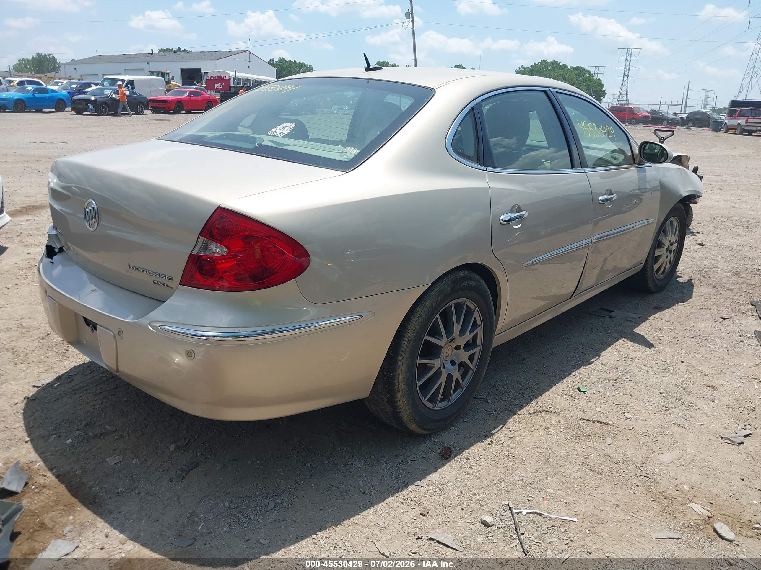 2008 Buick Lacrosse Cxl Beige vin: 2G4WD582981161847