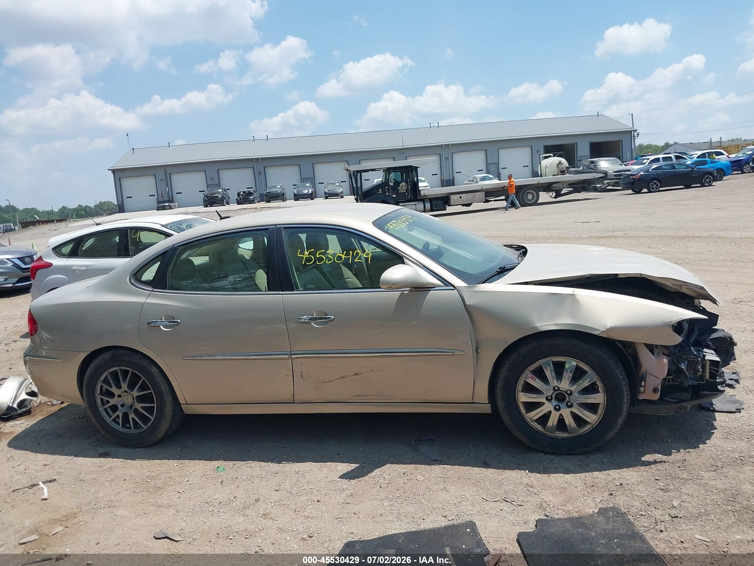 2008 Buick Lacrosse Cxl Beige vin: 2G4WD582981161847