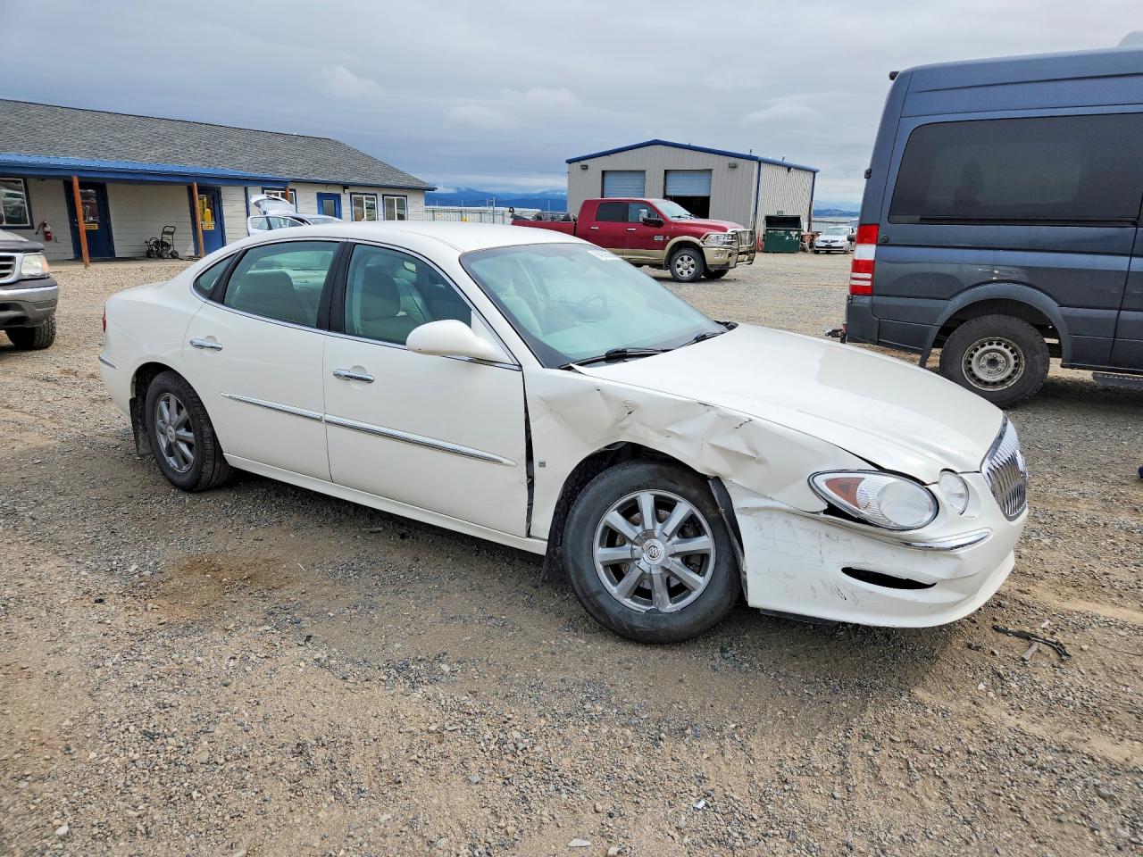 2008 Buick Lacrosse Cxl White vin: 2G4WD582981239429