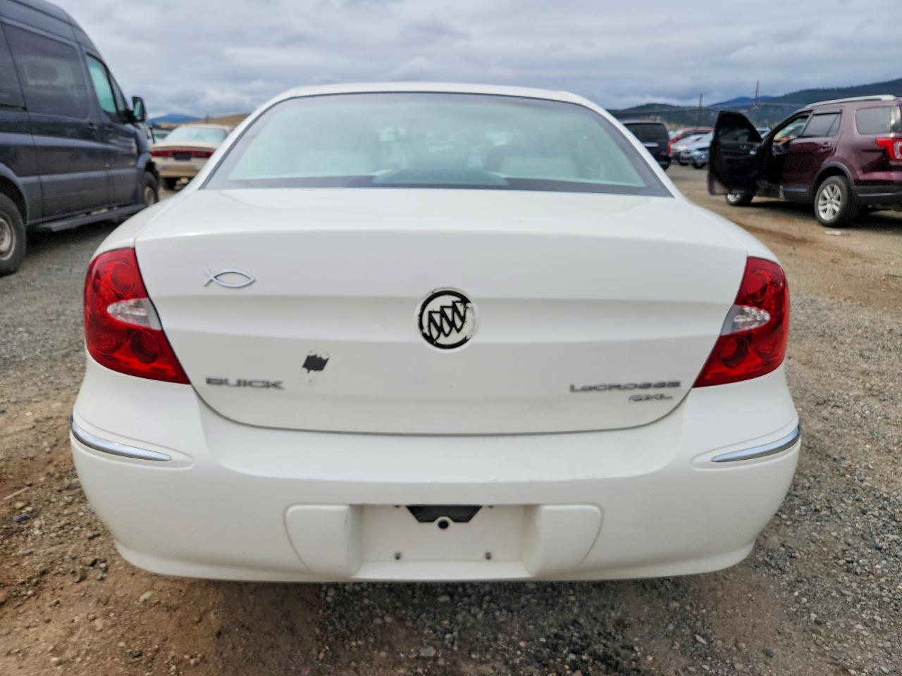 2008 Buick Lacrosse Cxl White vin: 2G4WD582981239429