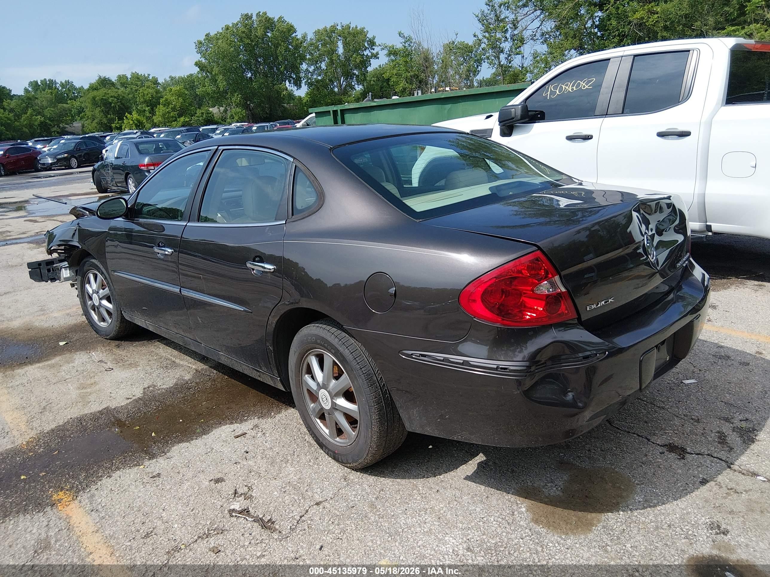 2009 Buick Lacrosse Cxl Black vin: 2G4WD582991121253