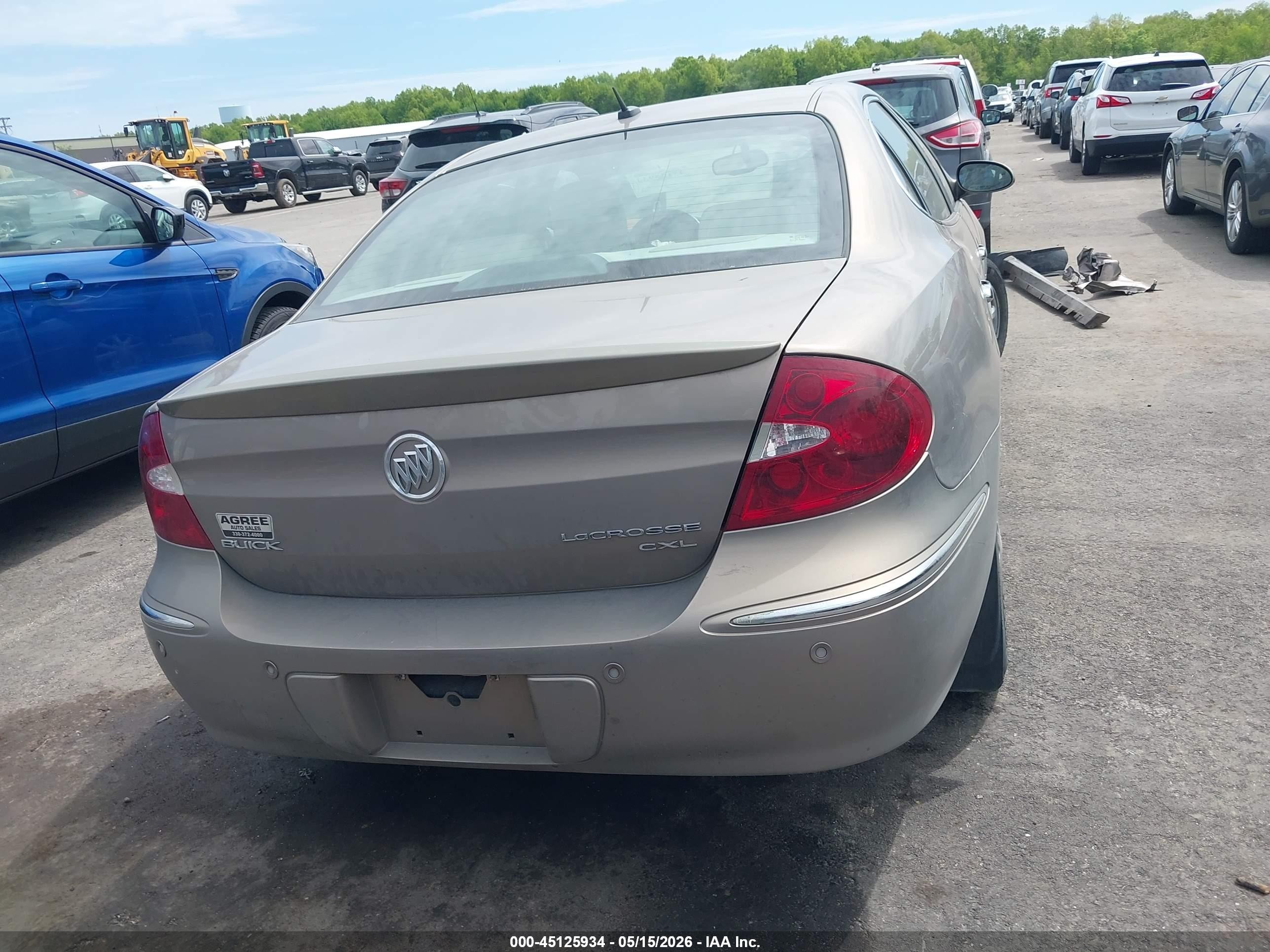 2006 Buick Lacrosse Cxl Beige vin: 2G4WD582X61170960