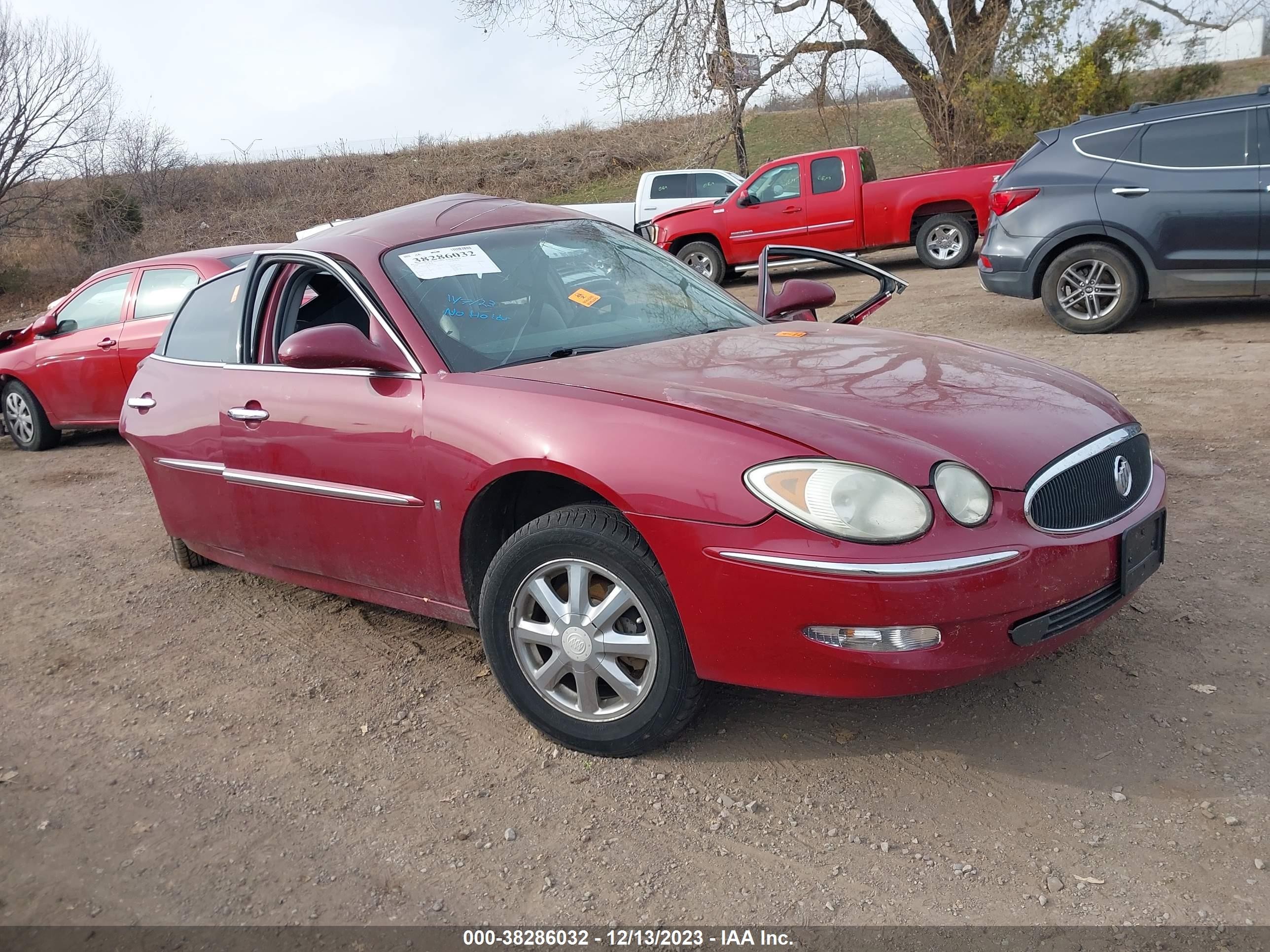 2006 Buick Lacrosse Cxl Red vin: 2G4WD582X61182770