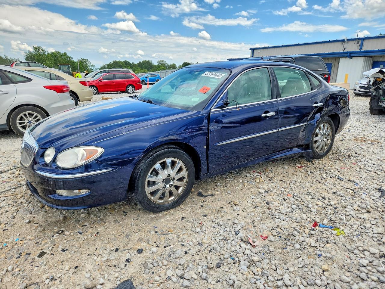 2008 Buick Lacrosse Cxl Blue vin: 2G4WD582X81376458