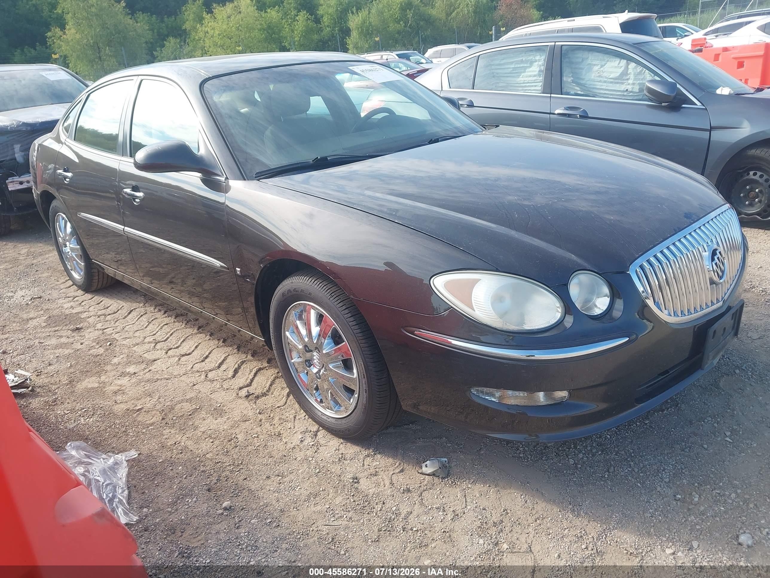 2009 Buick Lacrosse Cxl Dark Brown vin: 2G4WD582X91224424