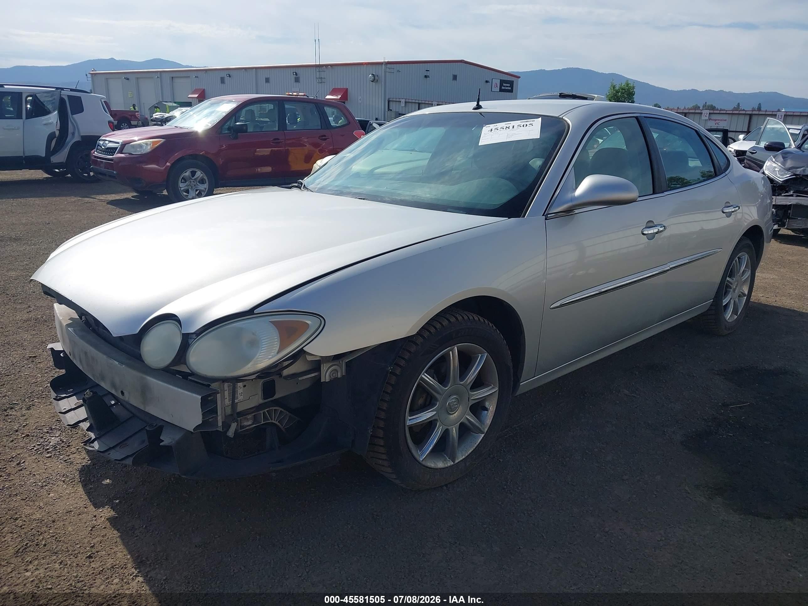 2005 Buick Lacrosse Cxs Silver vin: 2G4WE537751286020