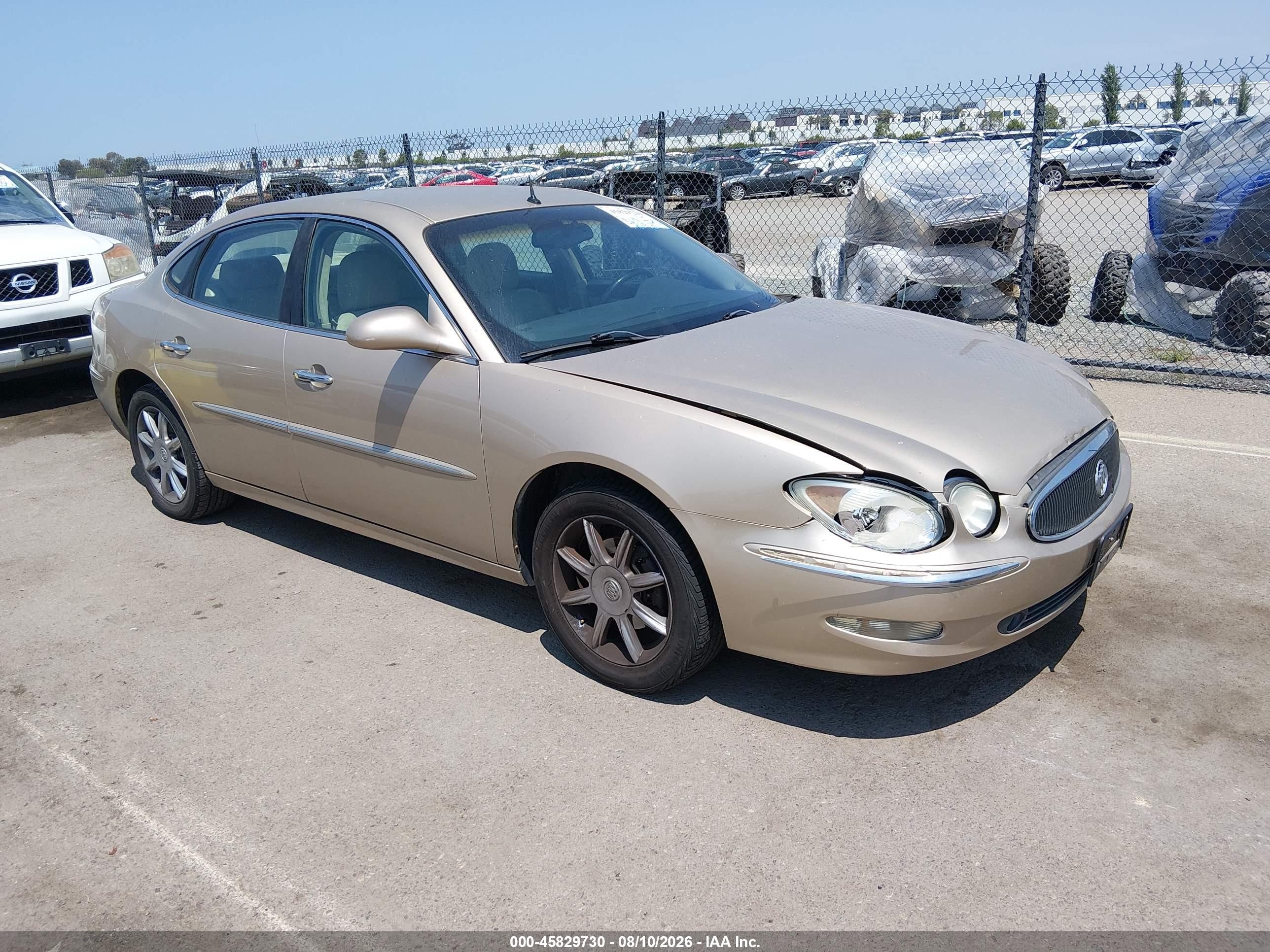 2005 Buick Lacrosse Cxs Champagne vin: 2G4WE537951207351